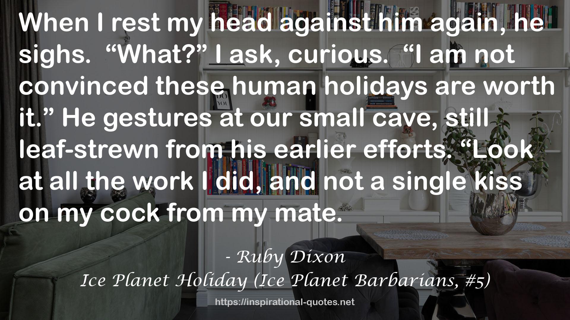 Ice Planet Holiday (Ice Planet Barbarians, #5) QUOTES