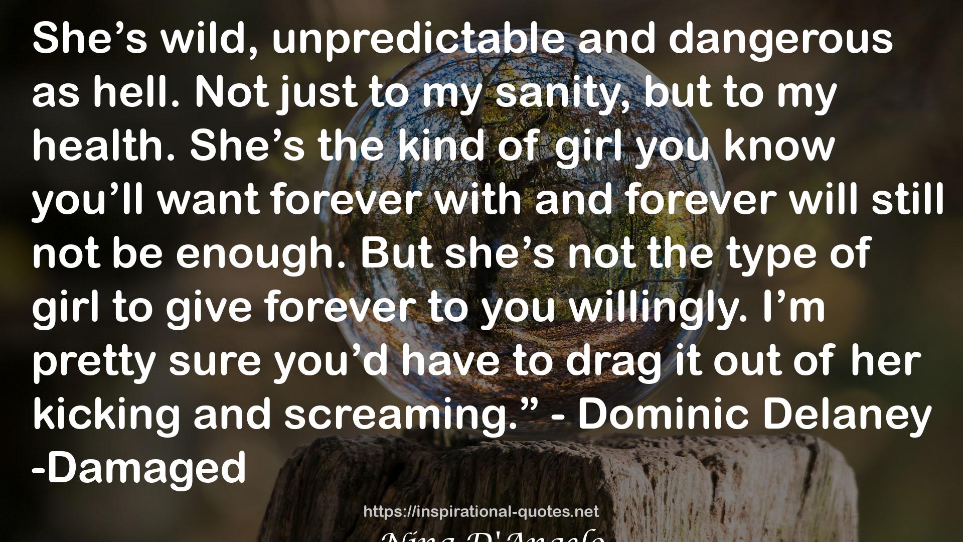 Damaged (Outlaws, #1) QUOTES