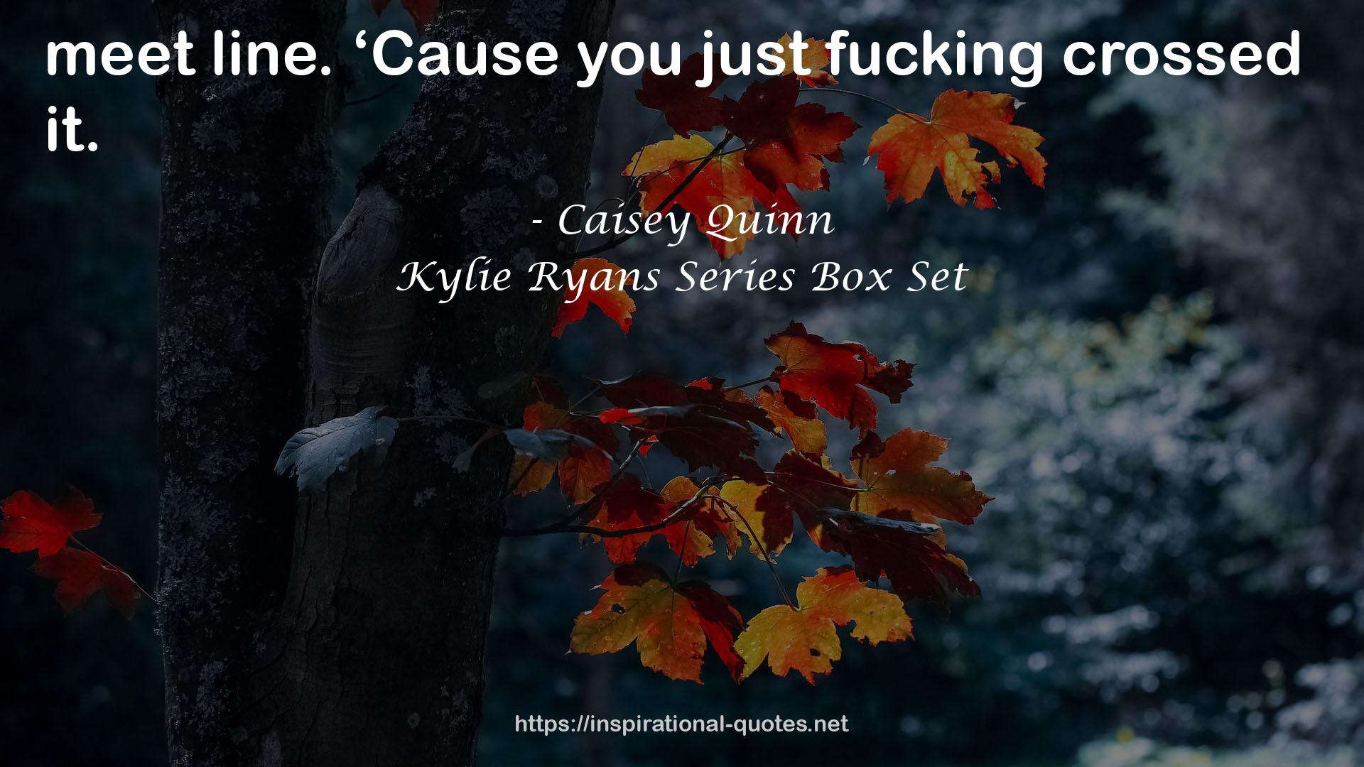 Kylie Ryans Series Box Set QUOTES