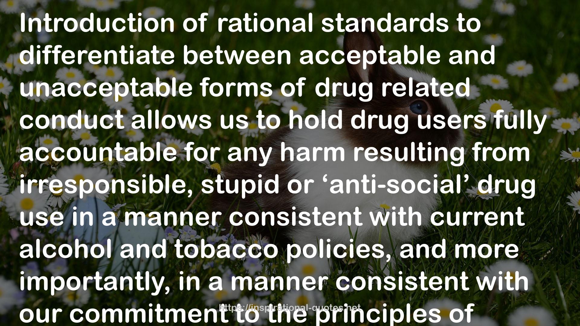 drug related conduct  QUOTES