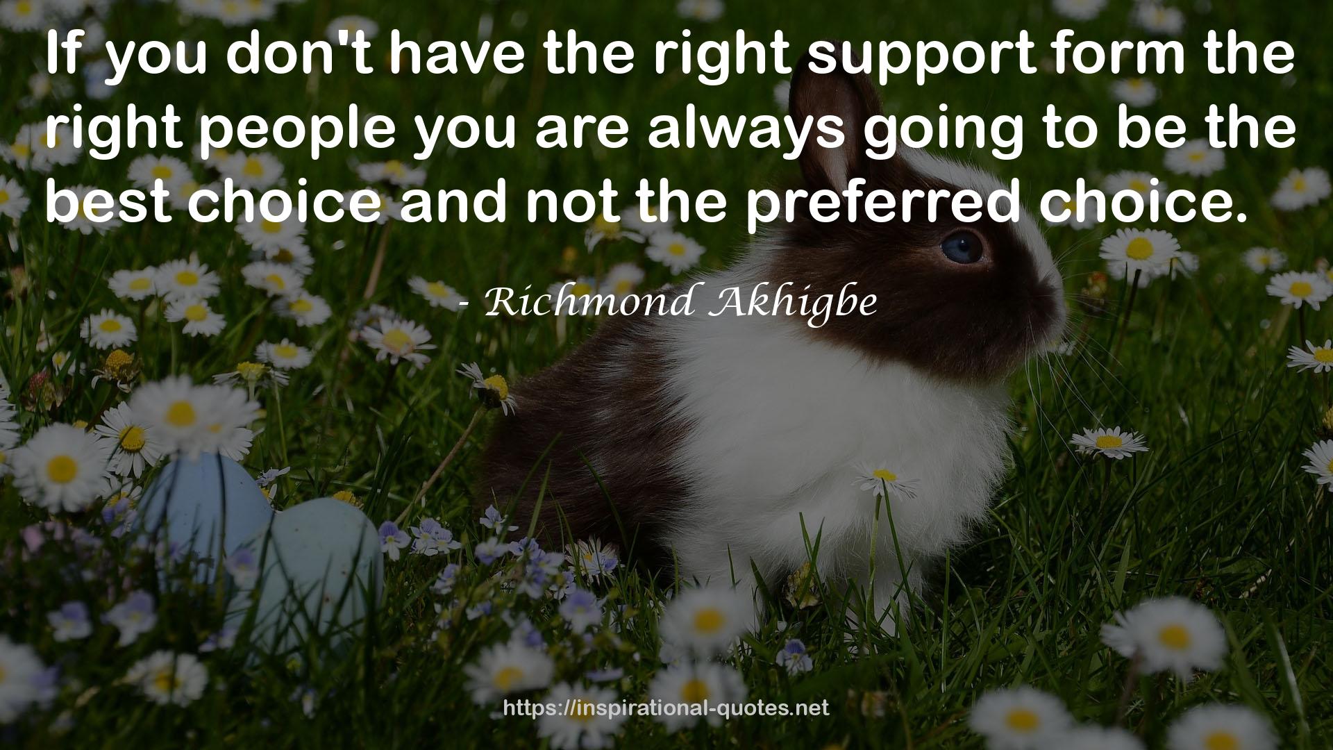 the right support  QUOTES