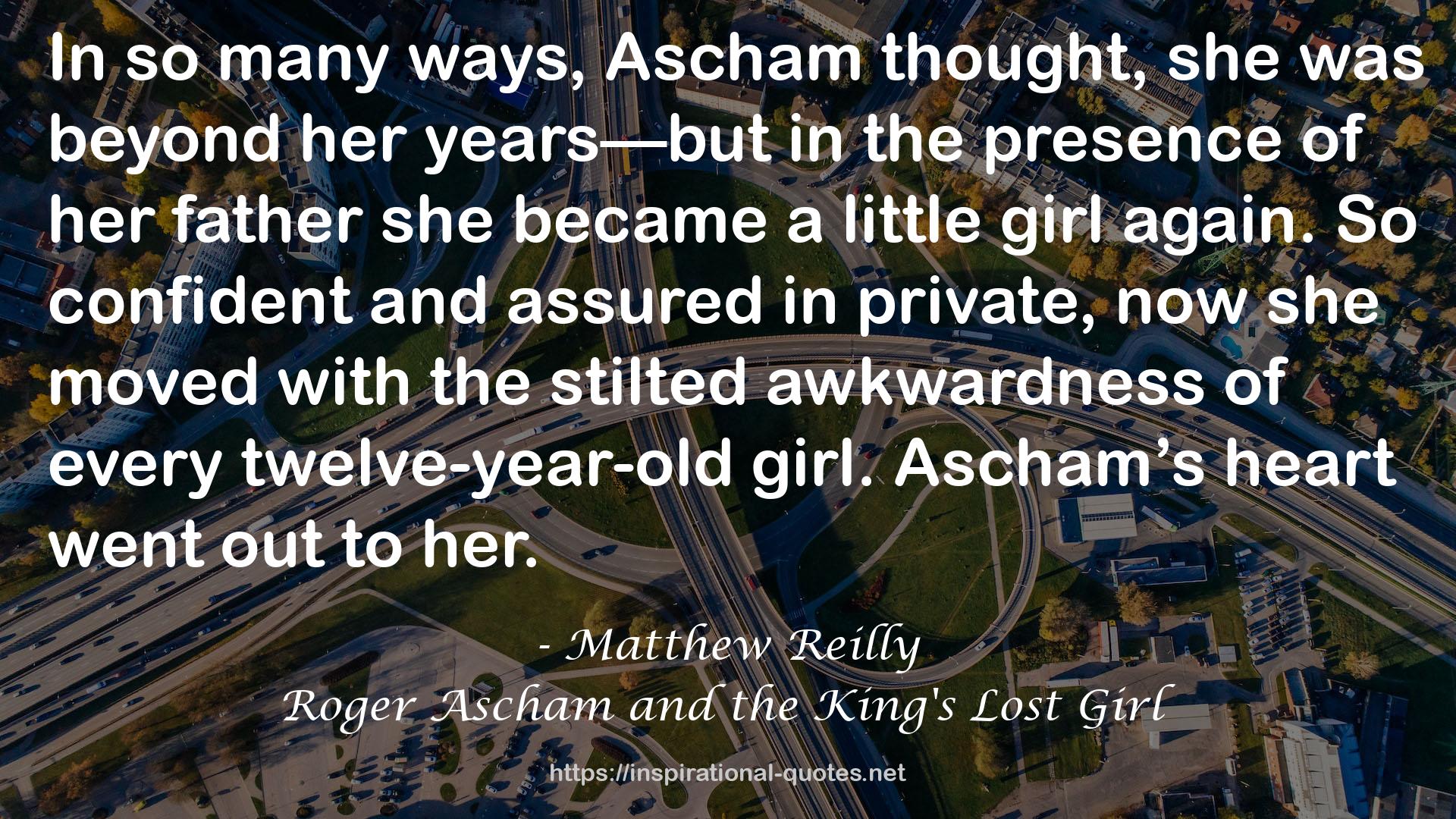 Roger Ascham and the King's Lost Girl QUOTES