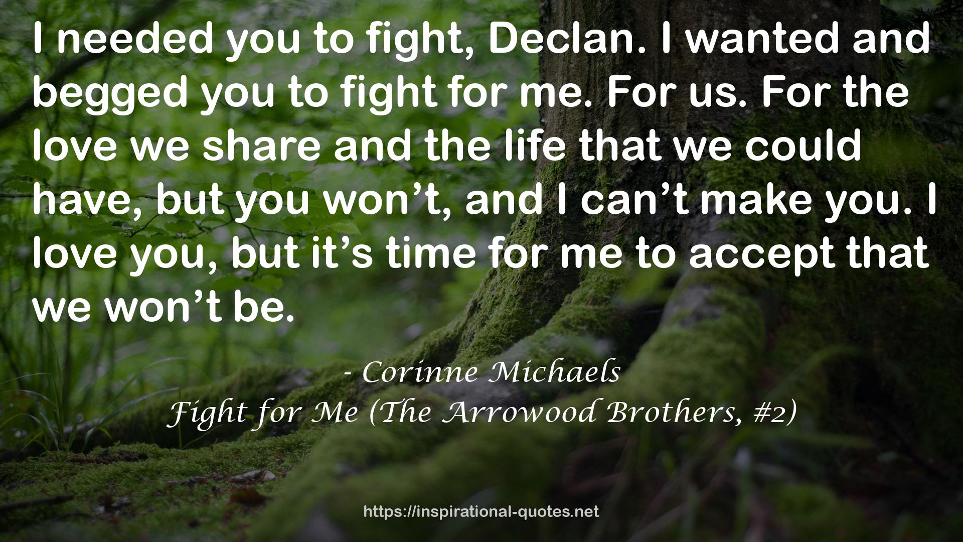 Fight for Me (The Arrowood Brothers, #2) QUOTES