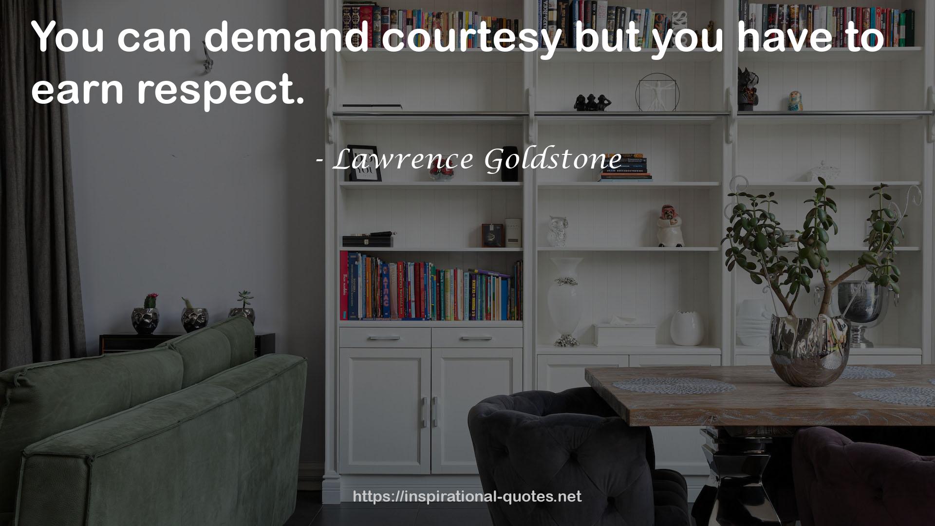 Lawrence Goldstone QUOTES