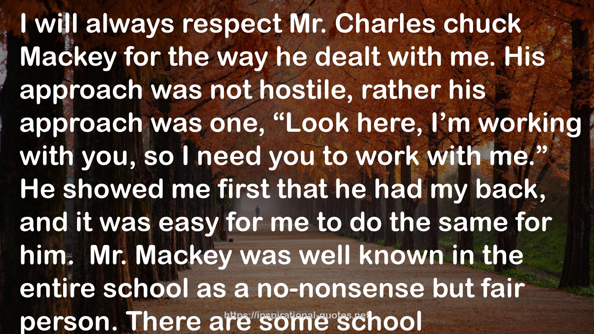 Mr. Charles  QUOTES