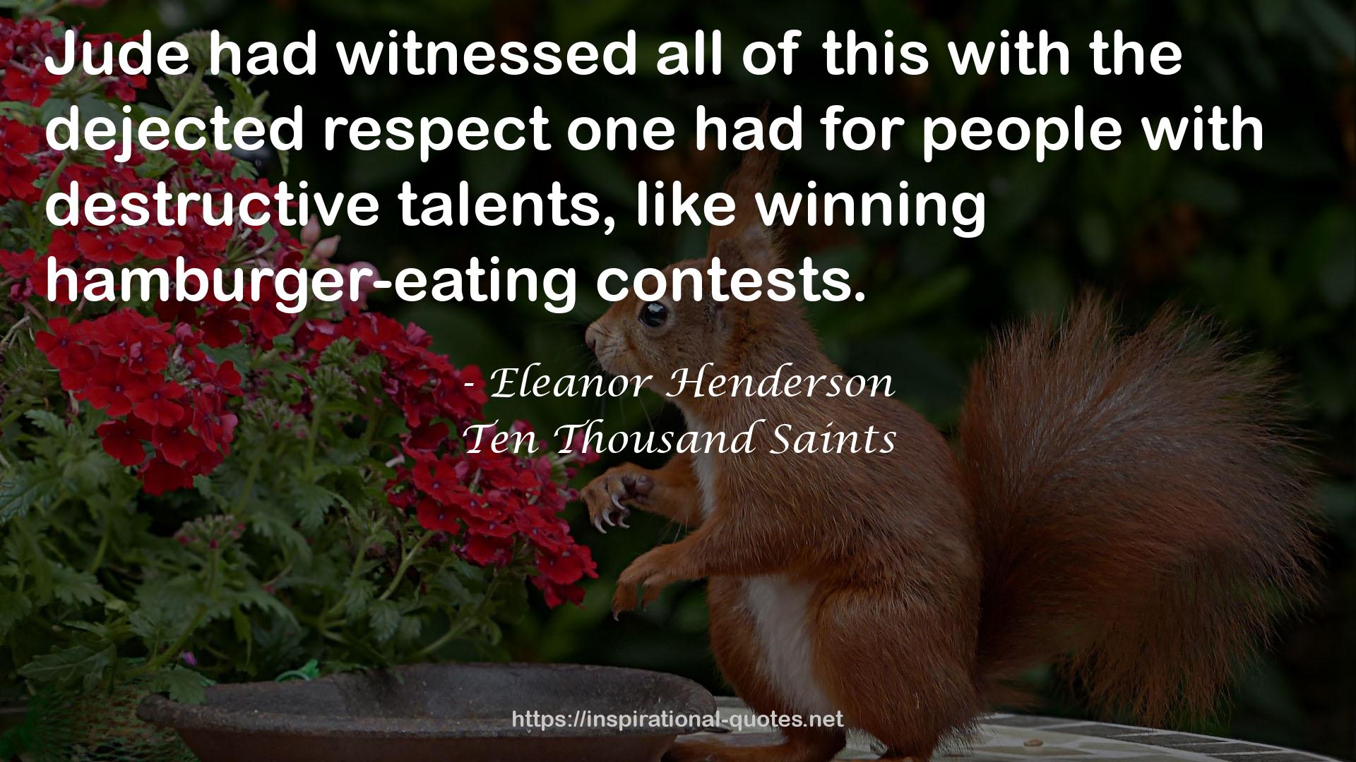 Eleanor Henderson QUOTES