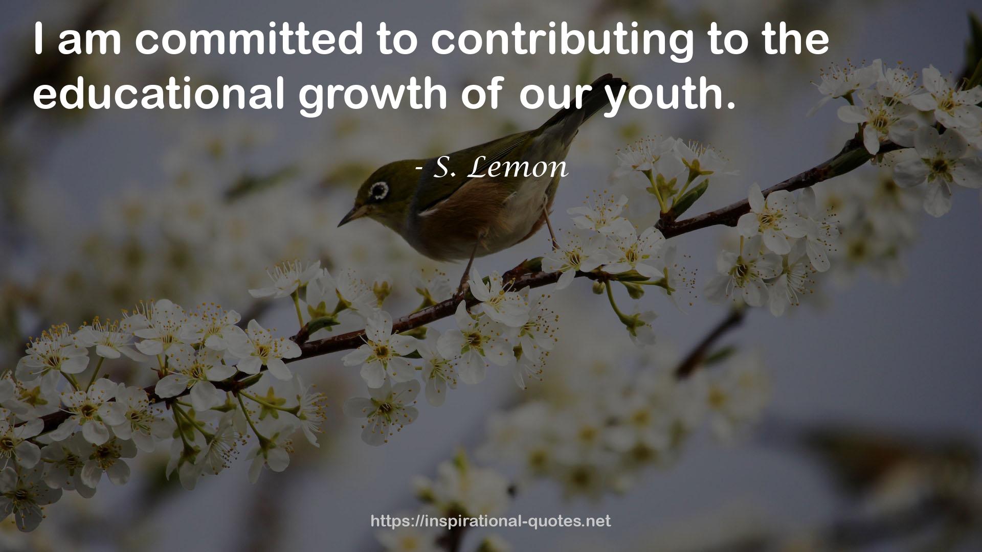 S. Lemon QUOTES