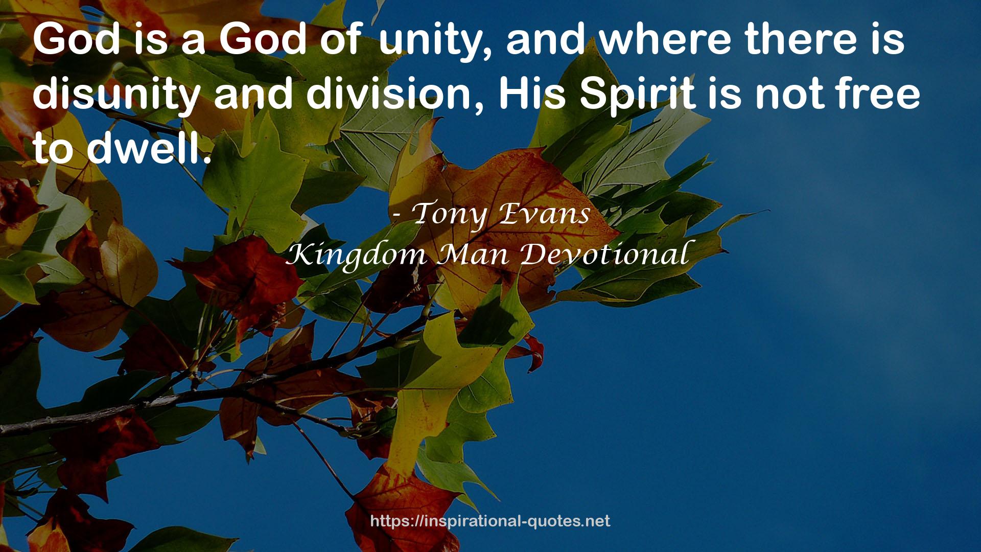 Kingdom Man Devotional QUOTES
