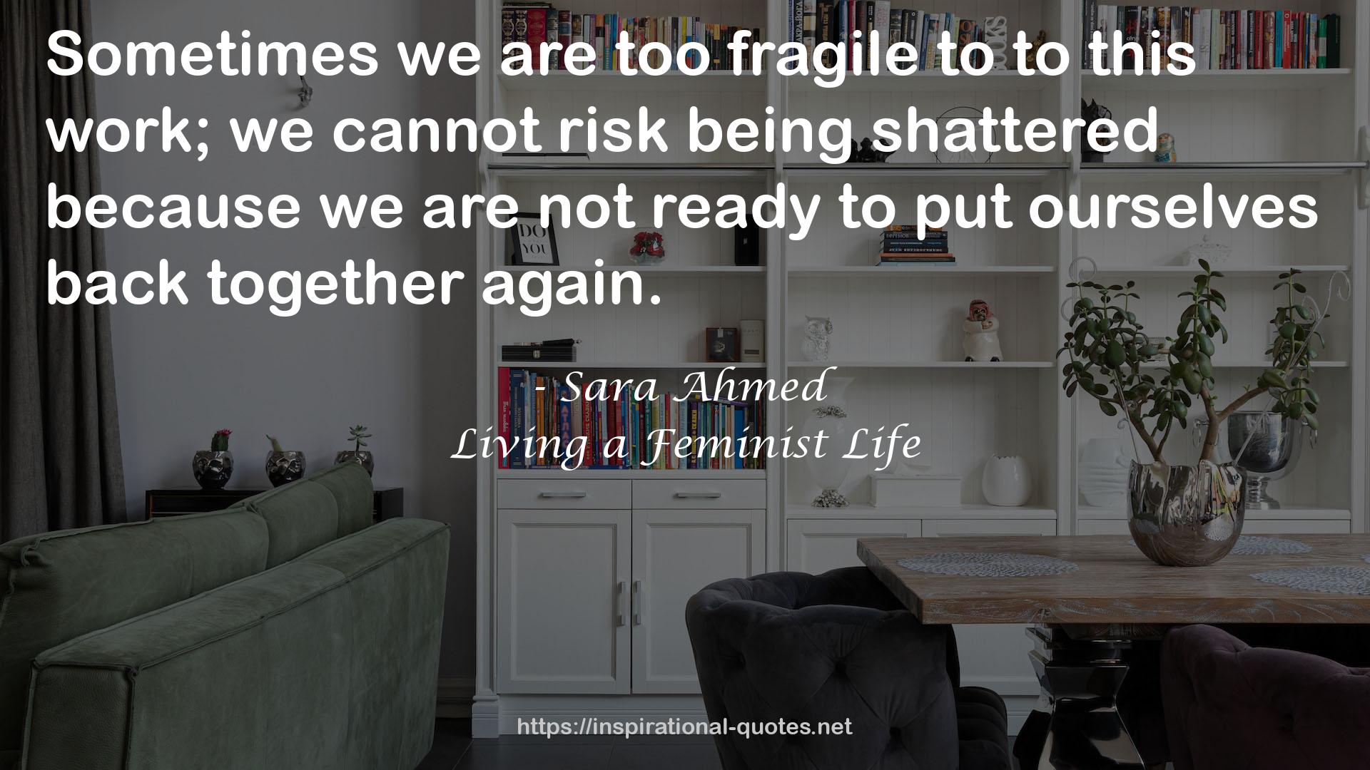 Living a Feminist Life QUOTES