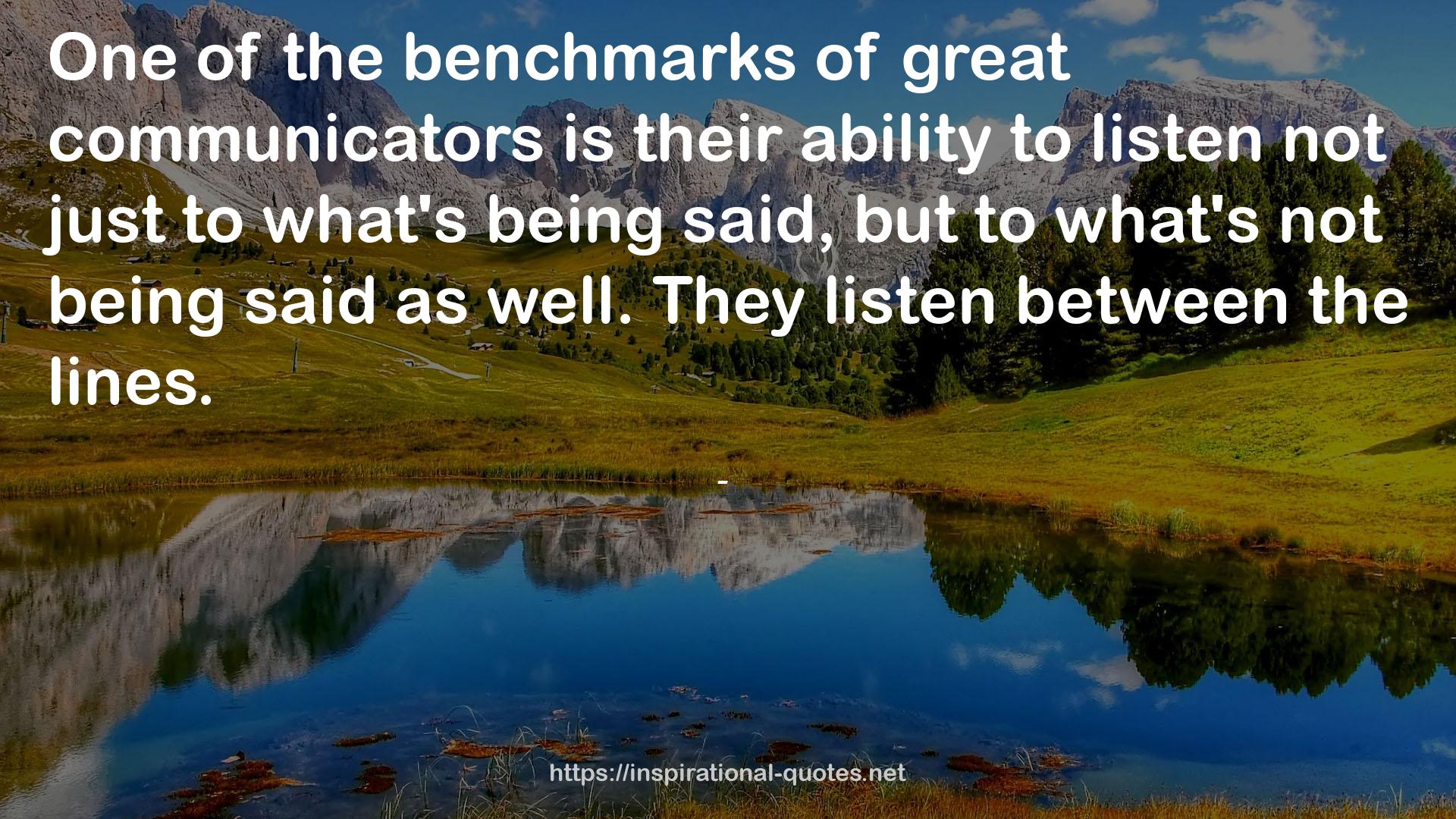 great communicators  QUOTES