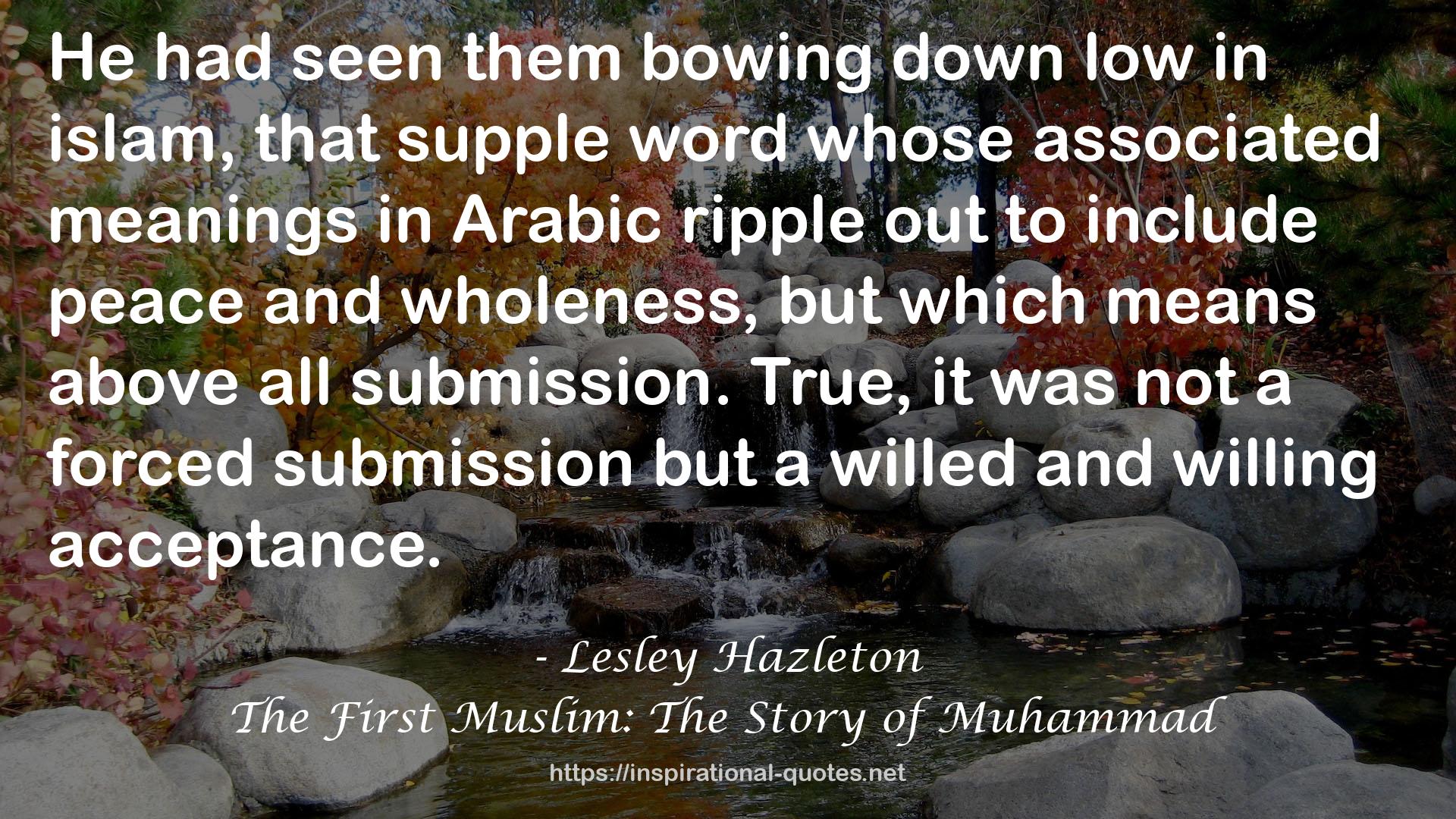 The First Muslim: The Story of Muhammad QUOTES