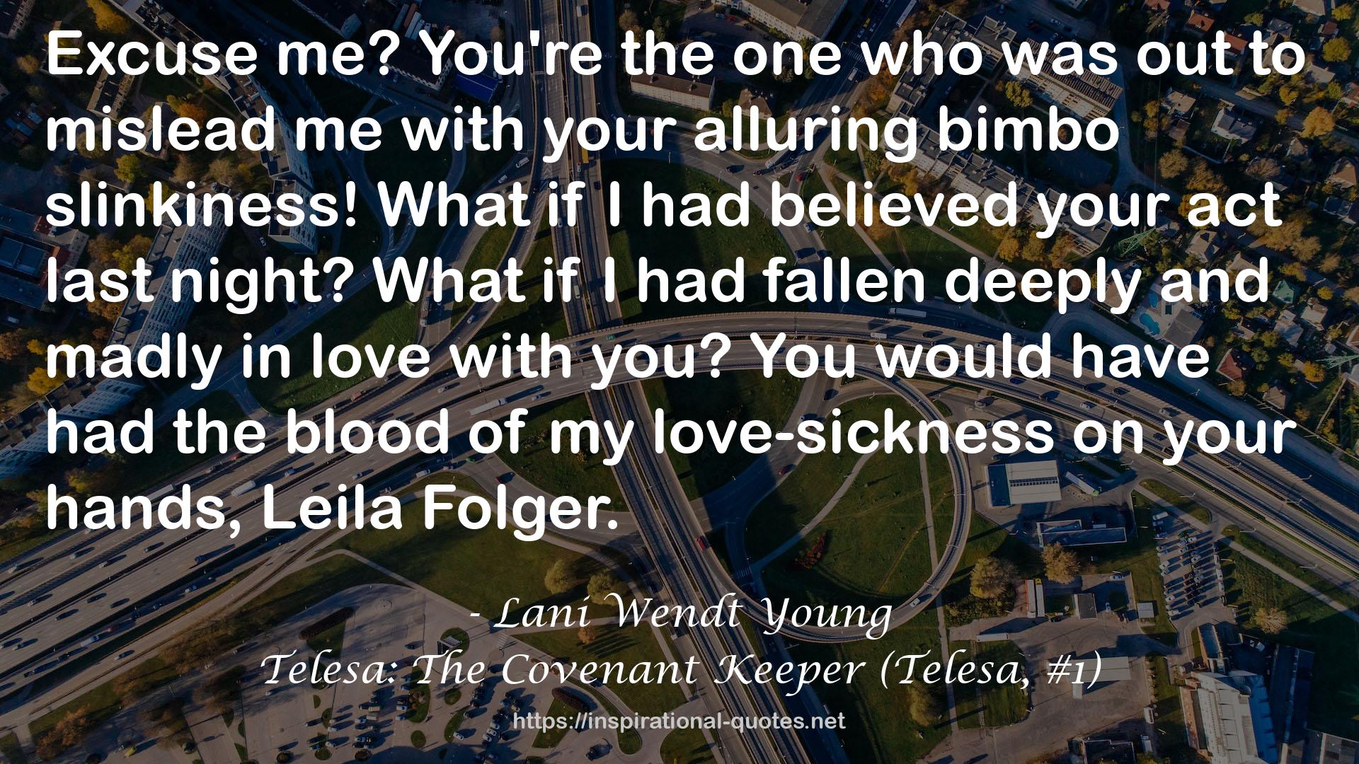 Telesa: The Covenant Keeper (Telesa, #1) QUOTES