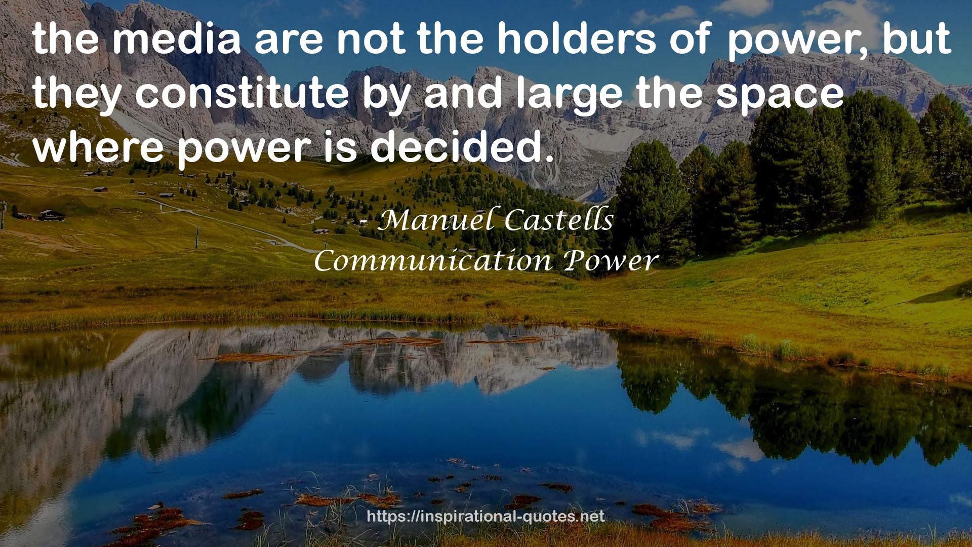 Manuel Castells QUOTES