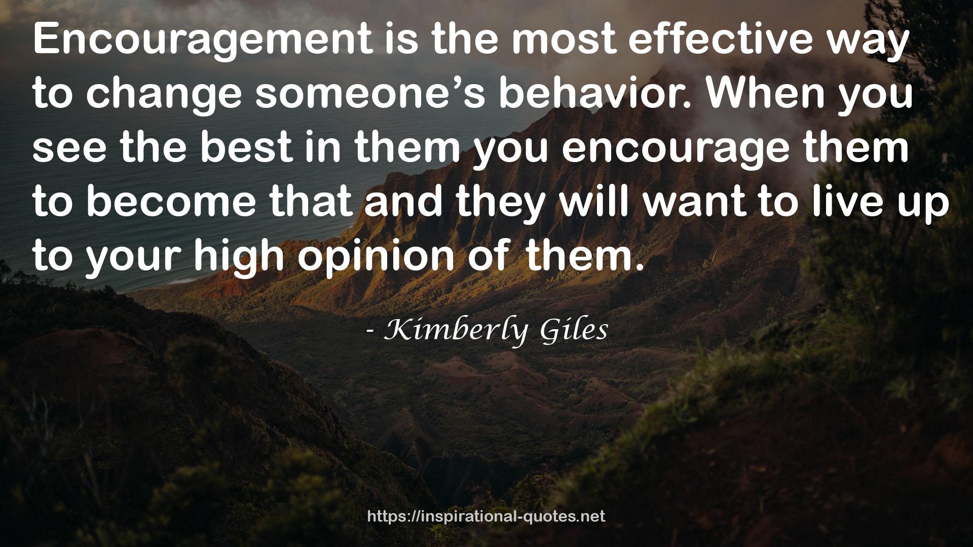 Kimberly Giles QUOTES