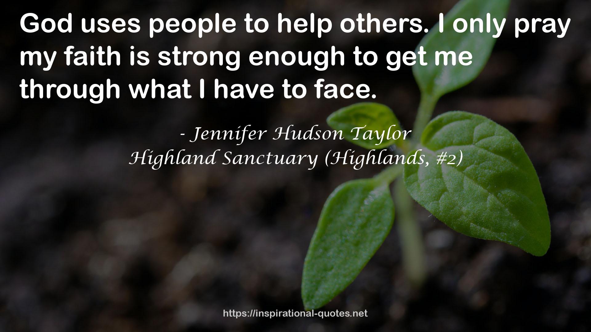 Highland Sanctuary (Highlands, #2) QUOTES