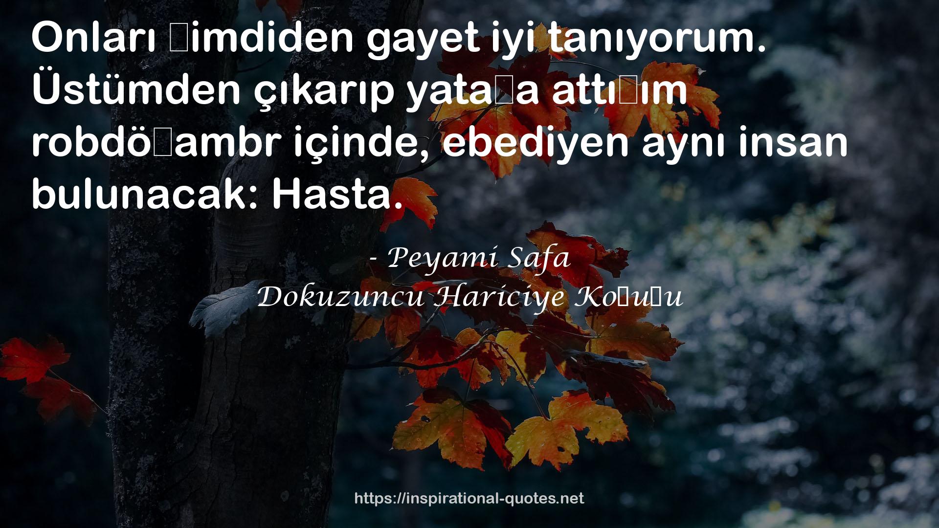 Peyami Safa QUOTES