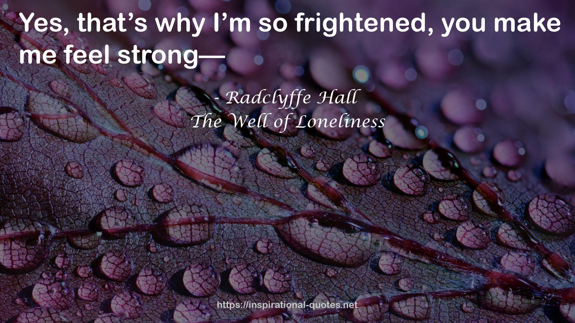 Radclyffe Hall QUOTES