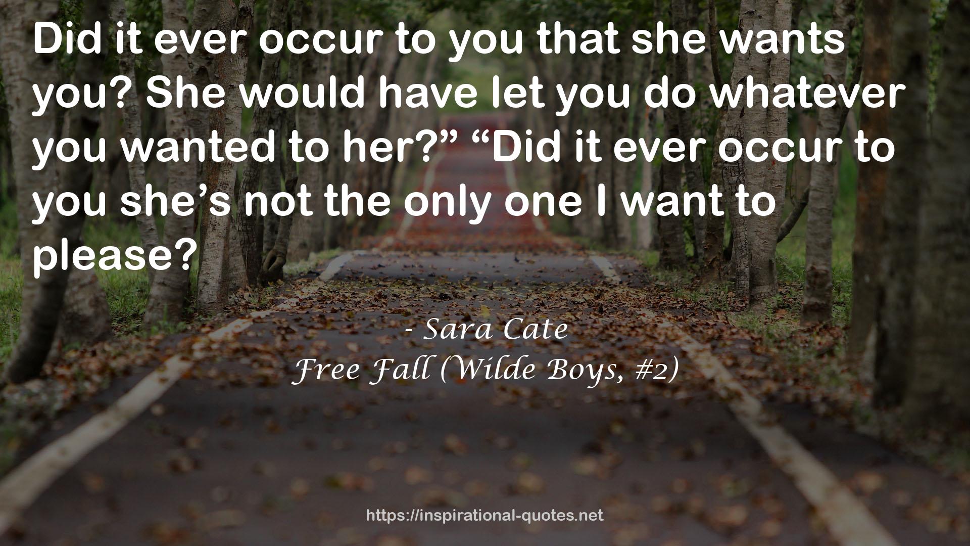 Free Fall (Wilde Boys, #2) QUOTES