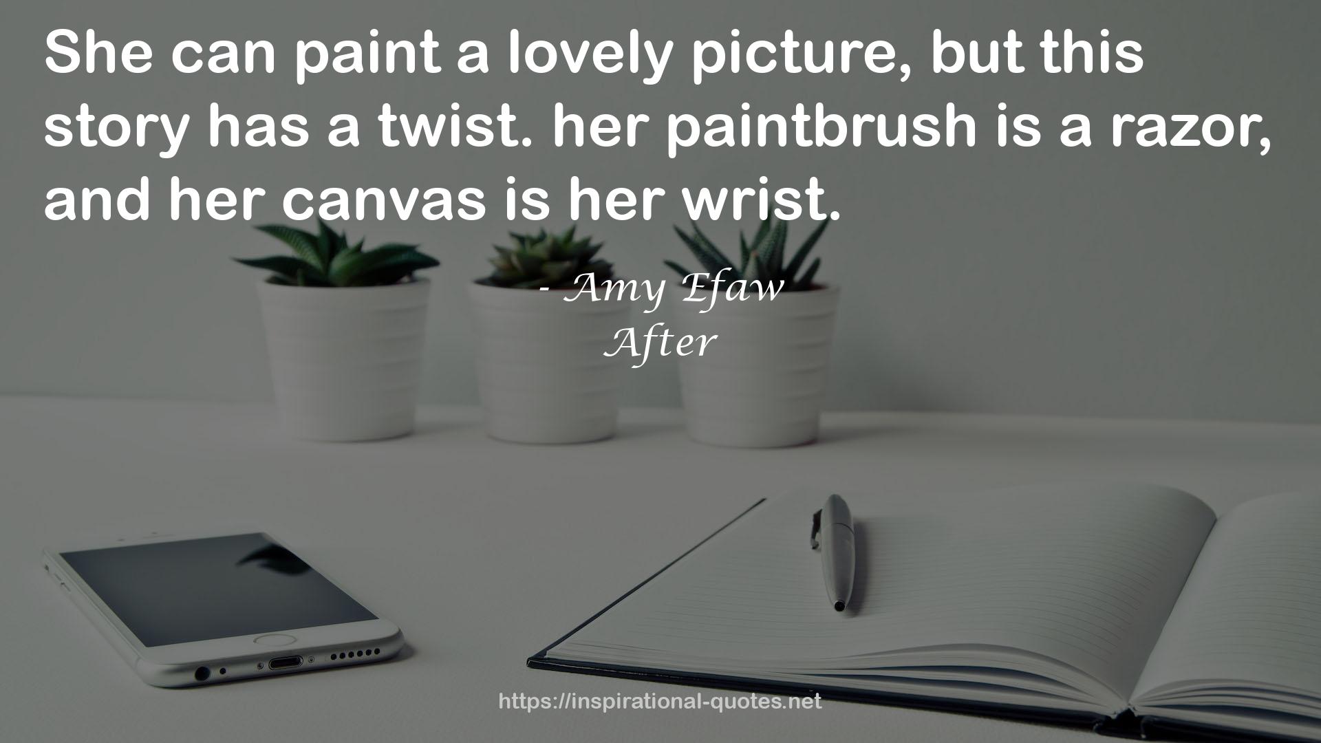 her paintbrush  QUOTES