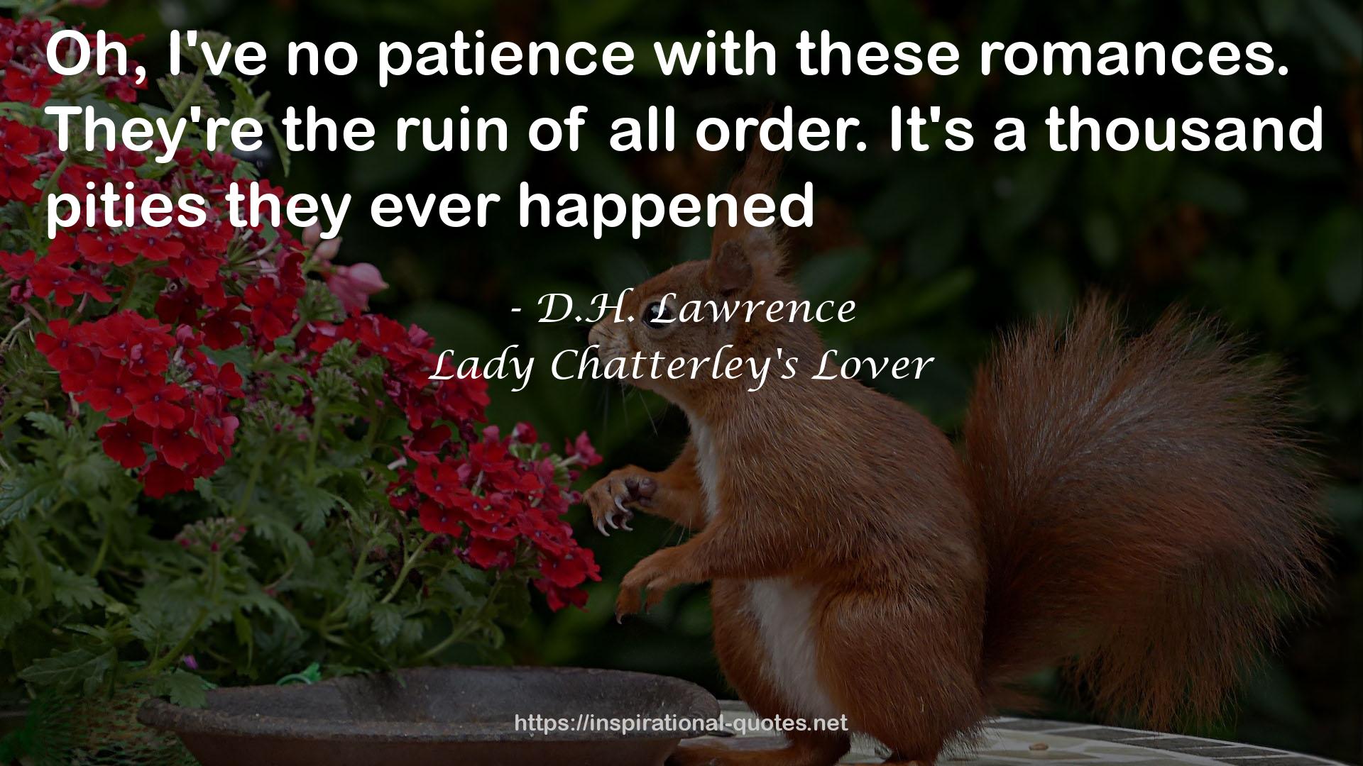 no patience  QUOTES