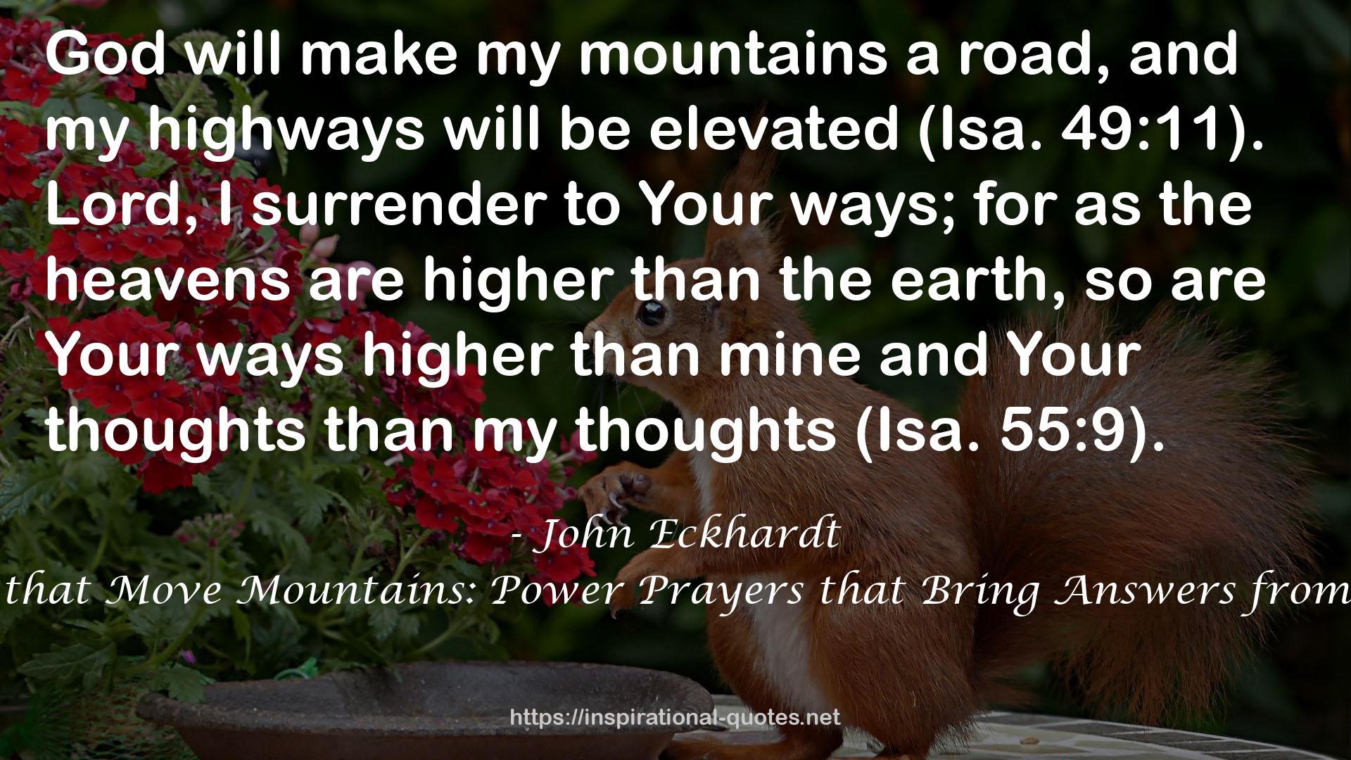 Prayers that Move Mountains: Power Prayers that Bring Answers from Heaven QUOTES