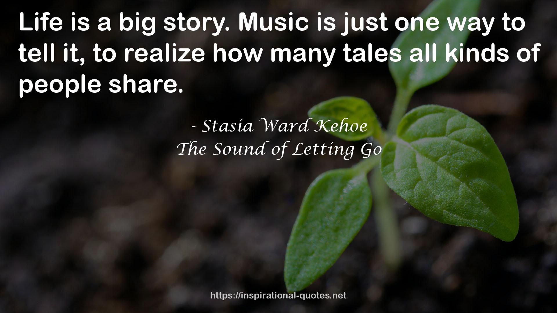 The Sound of Letting Go QUOTES