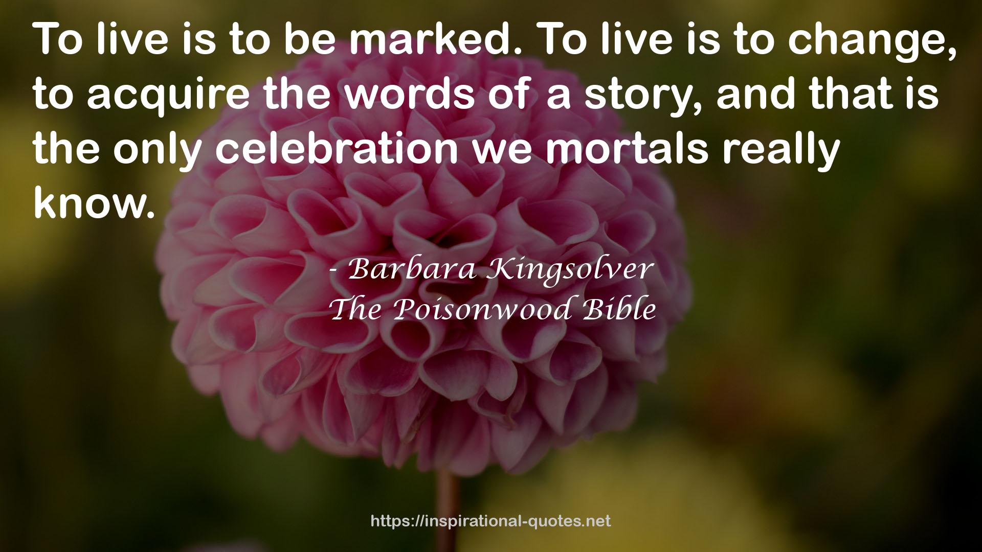 Barbara Kingsolver QUOTES