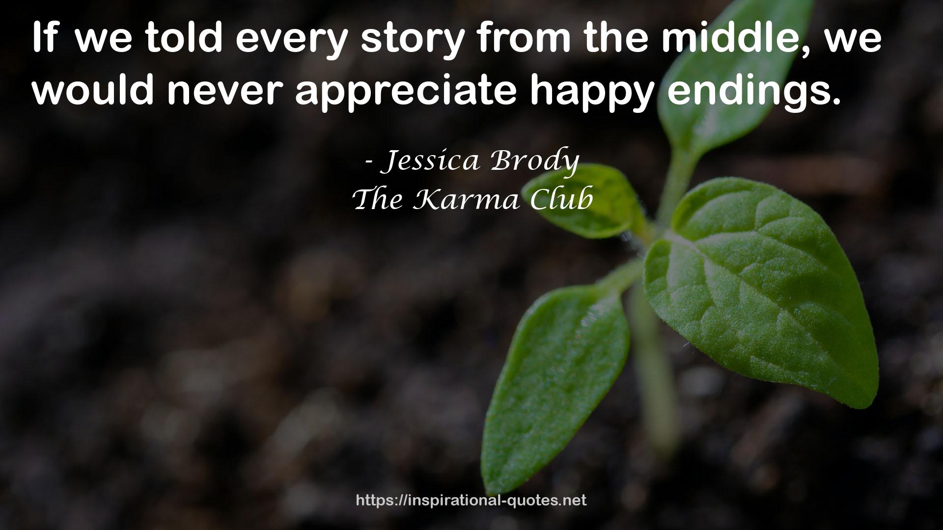 The Karma Club QUOTES