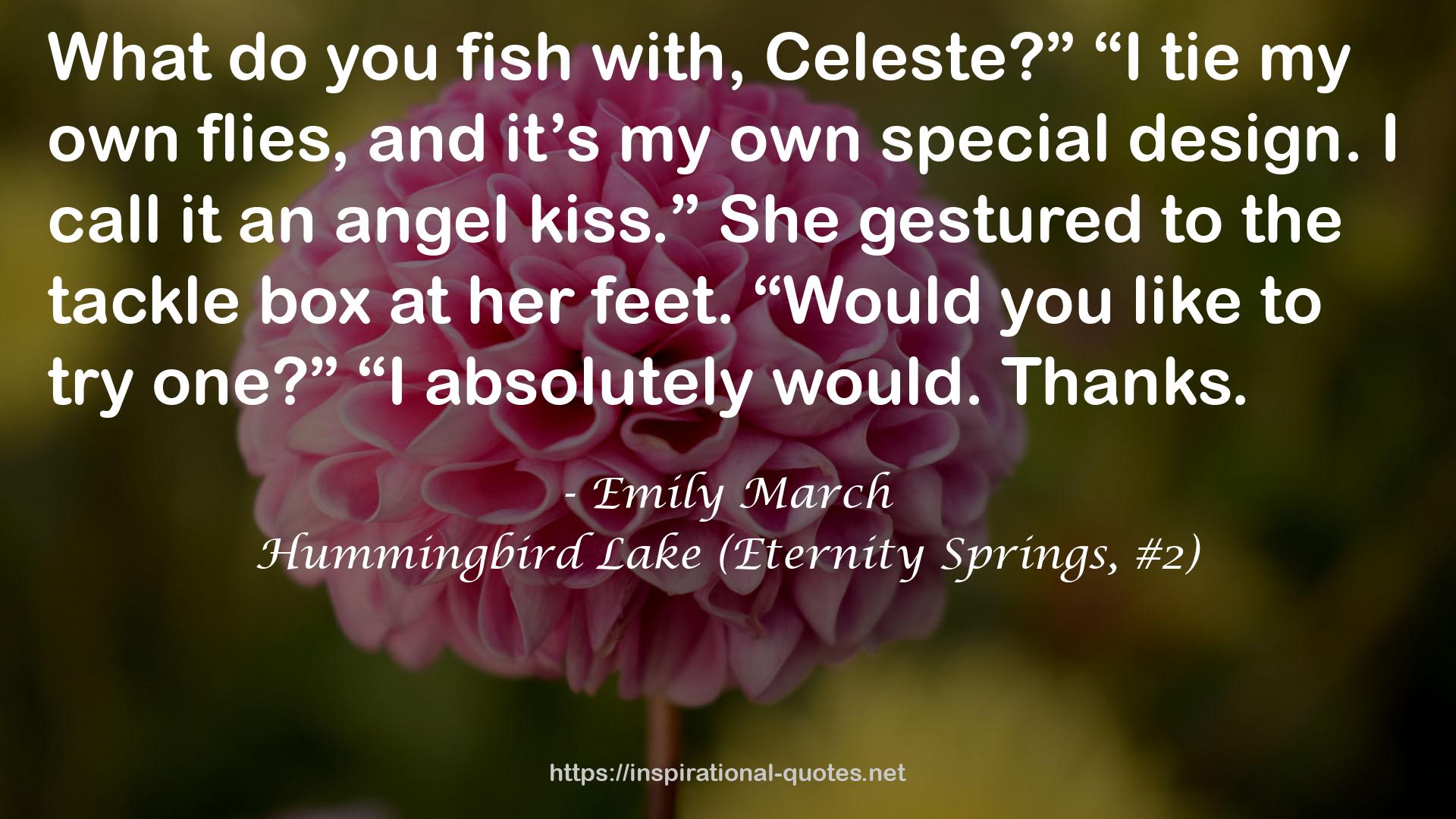 Hummingbird Lake (Eternity Springs, #2) QUOTES