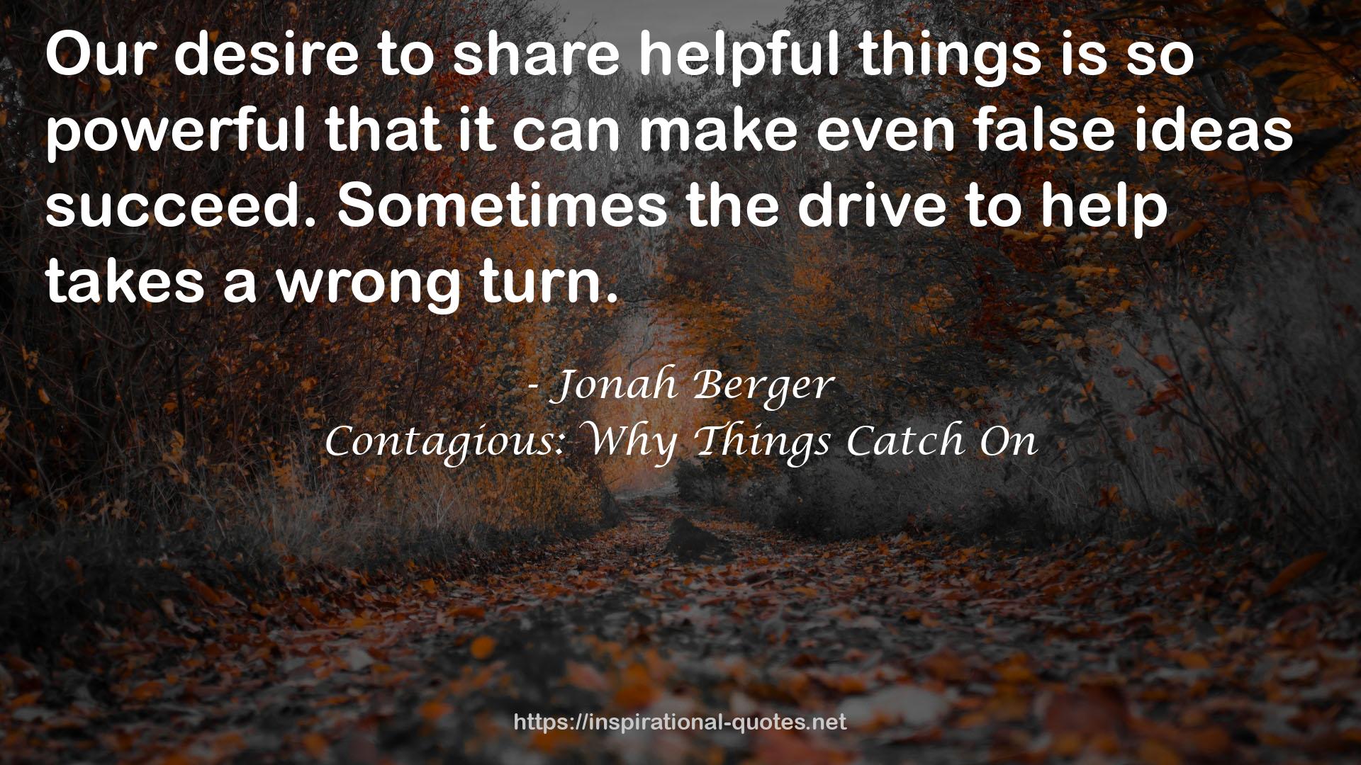 Contagious: Why Things Catch On QUOTES