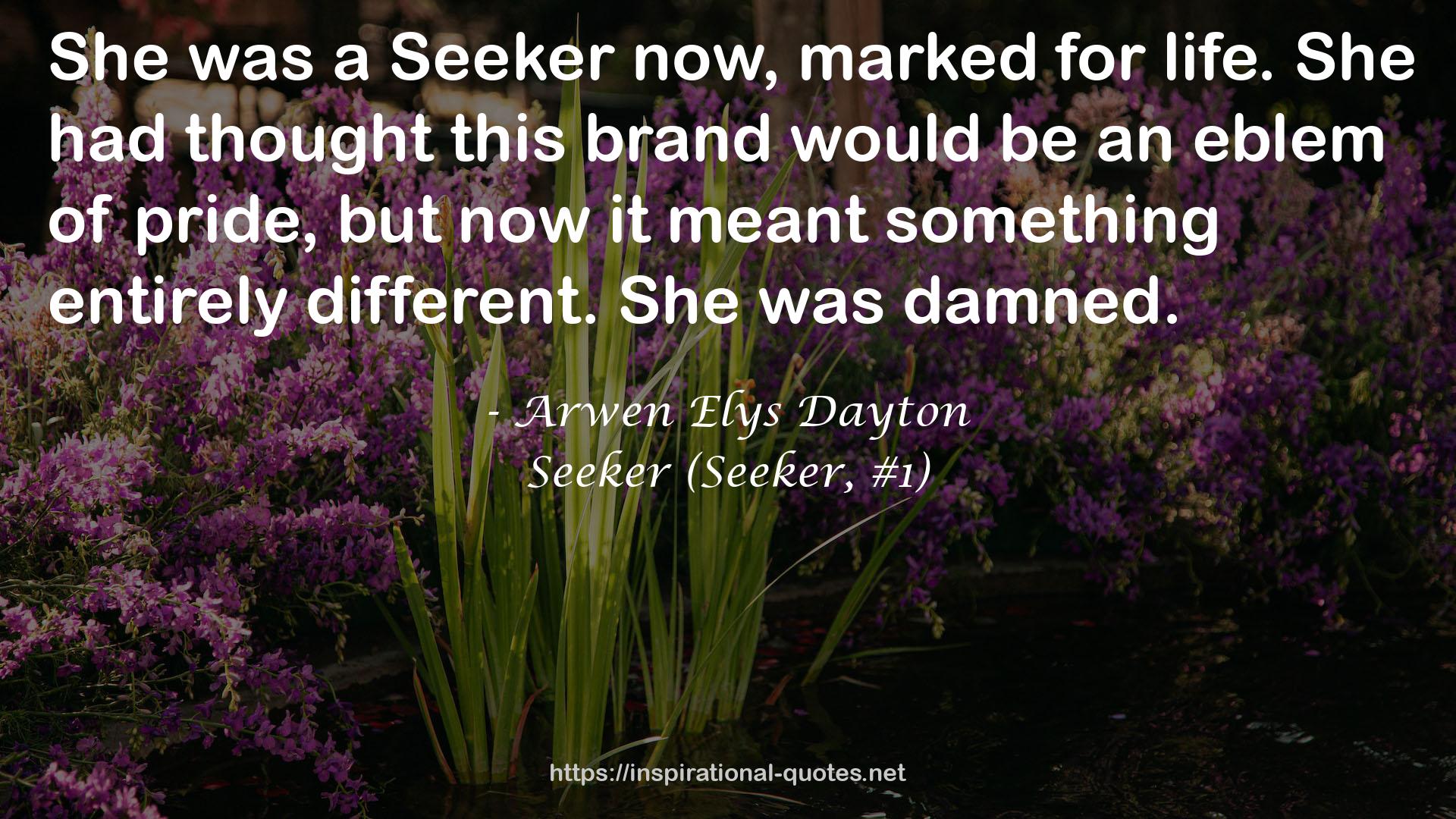 Seeker (Seeker, #1) QUOTES