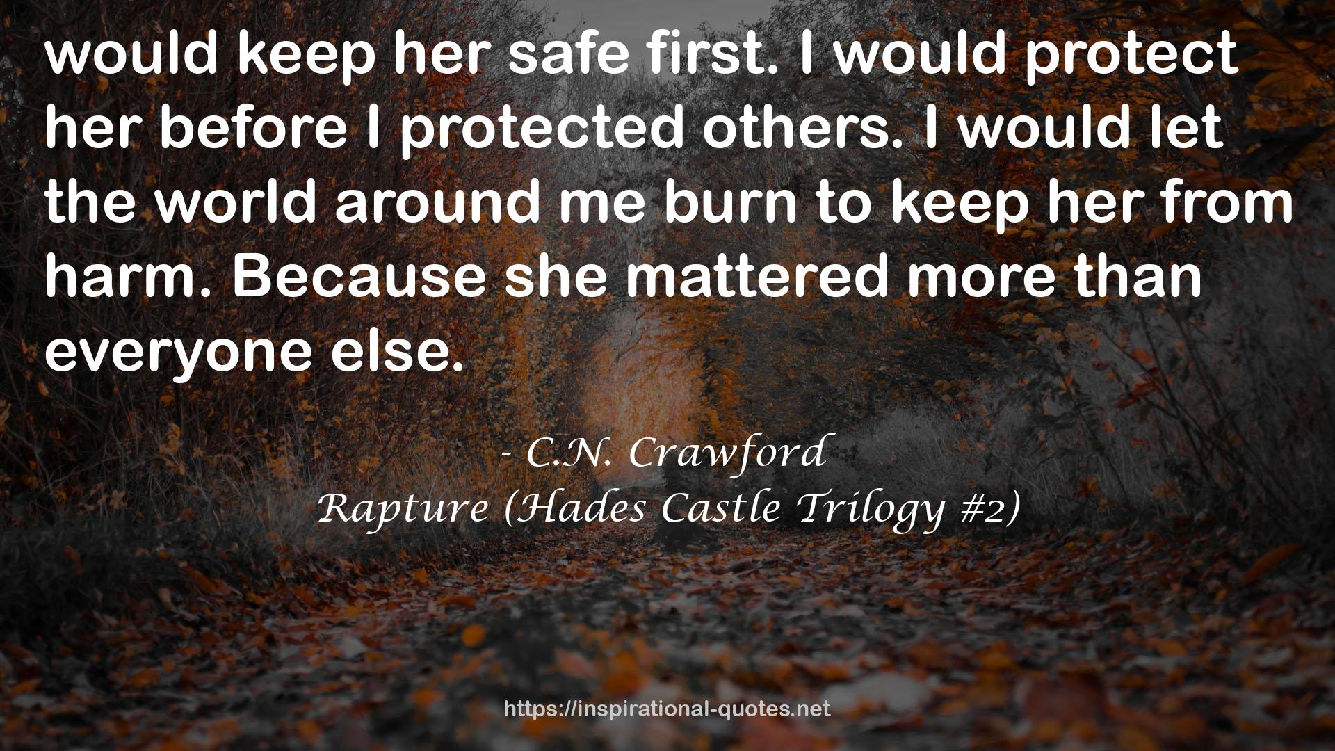 Rapture (Hades Castle Trilogy #2) QUOTES