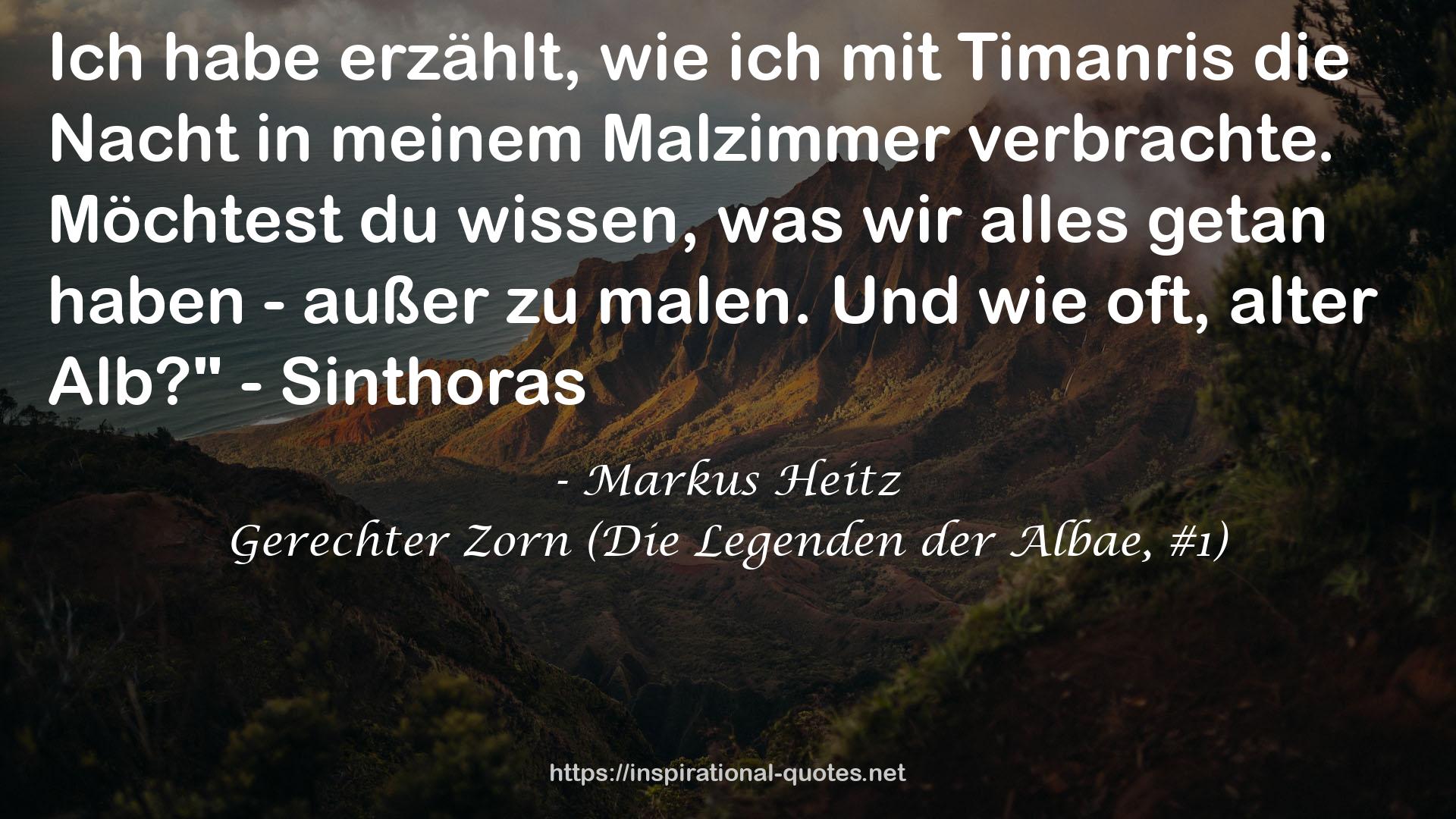 Gerechter Zorn (Die Legenden der Albae, #1) QUOTES