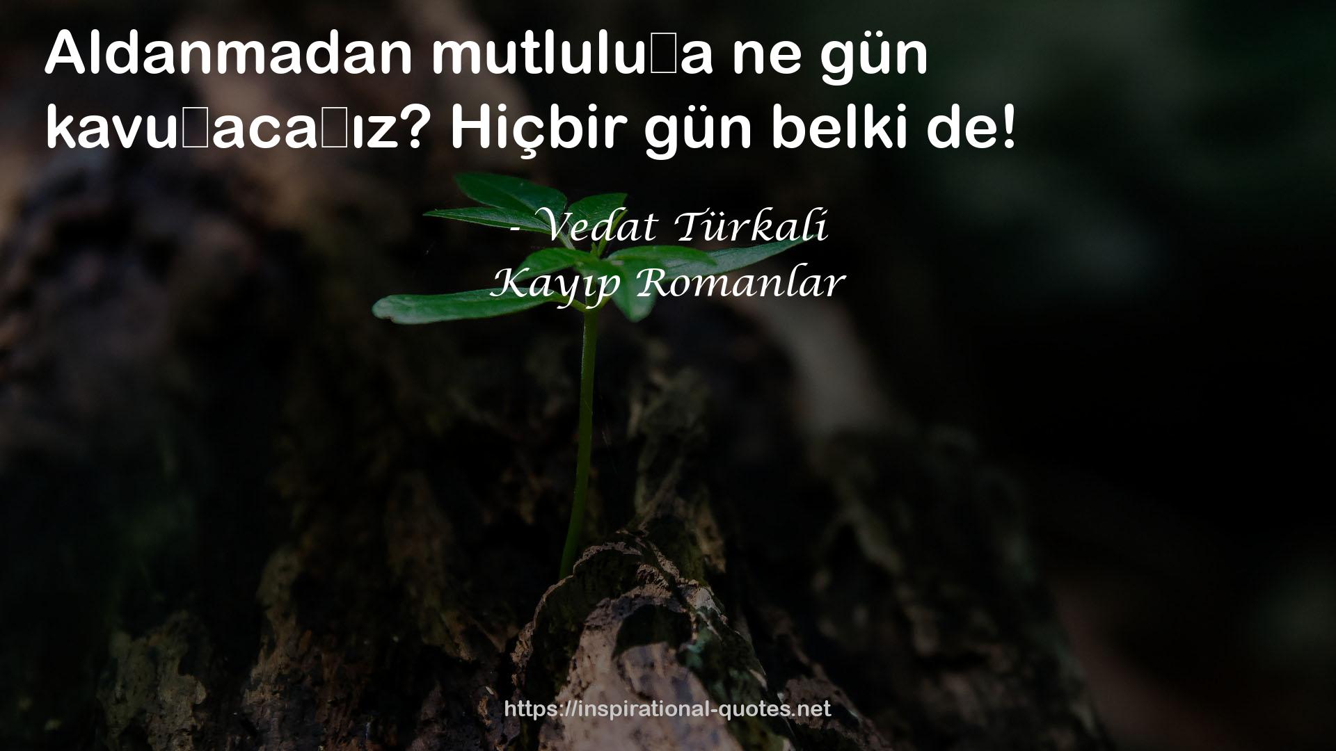 Vedat Türkali QUOTES