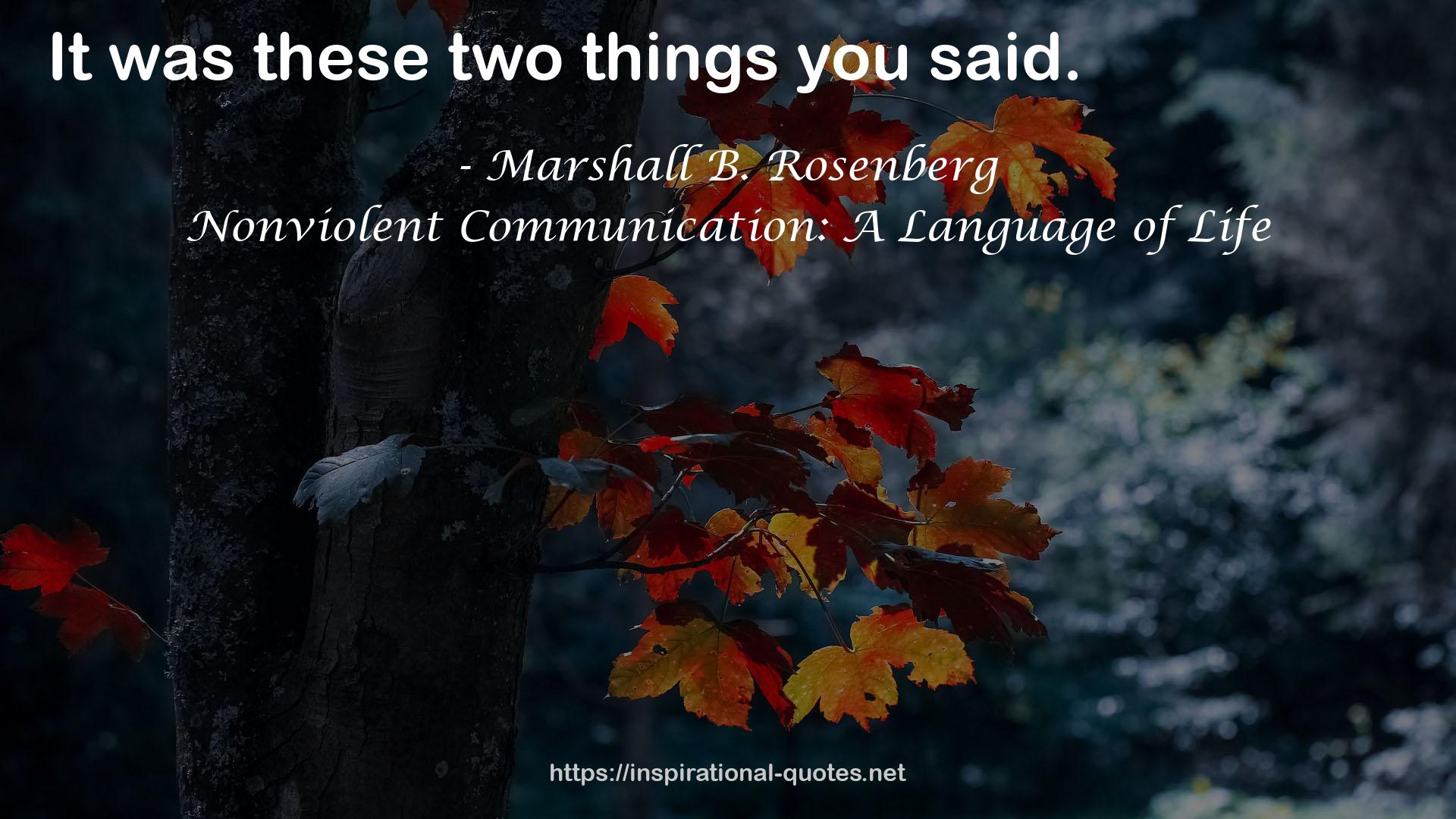 Marshall B. Rosenberg QUOTES