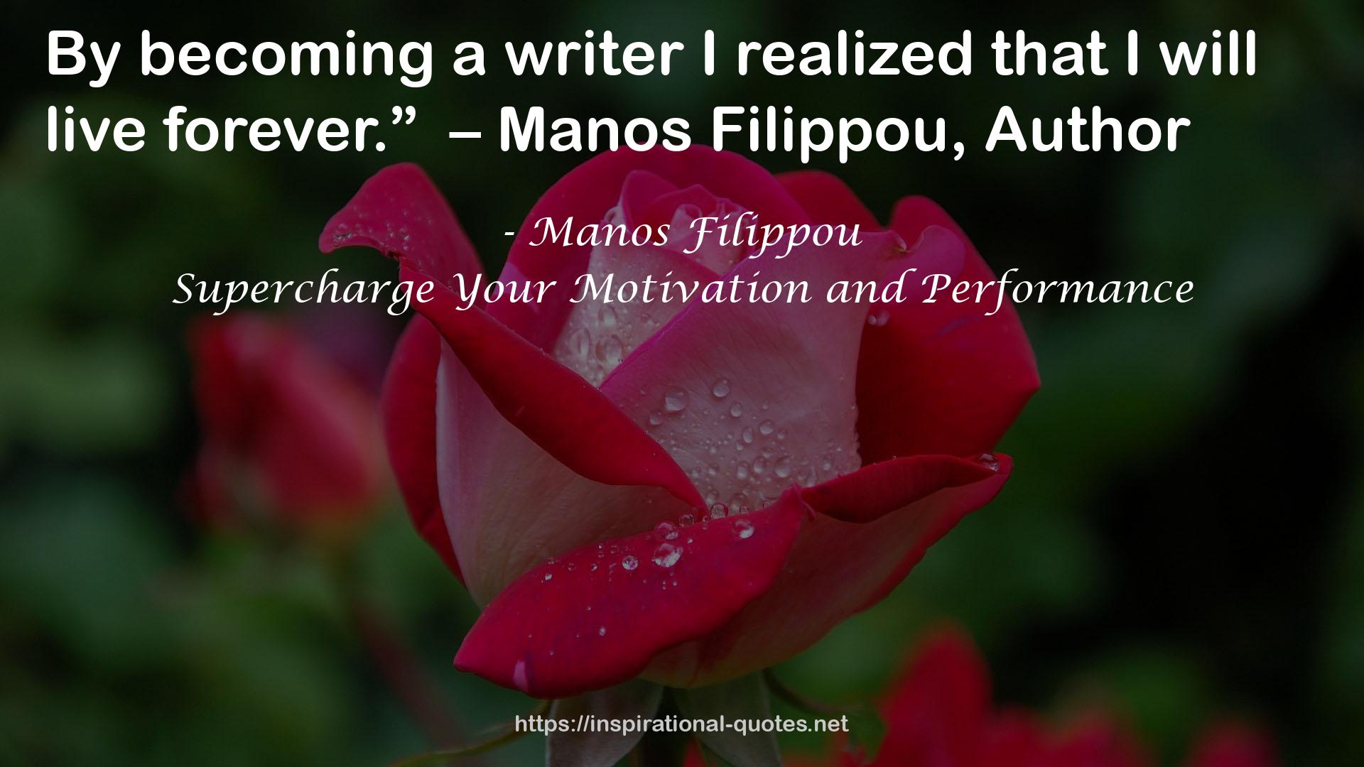 Manos Filippou QUOTES