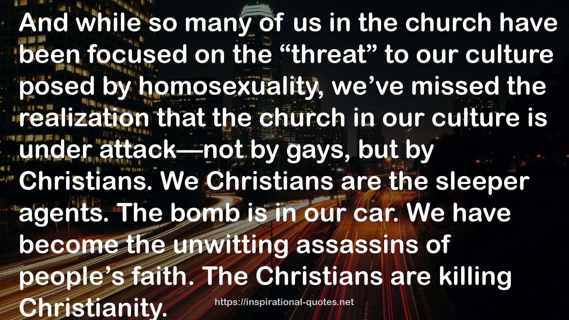 Torn: Rescuing the Gospel from the Gays-vs.-Christians Debate QUOTES
