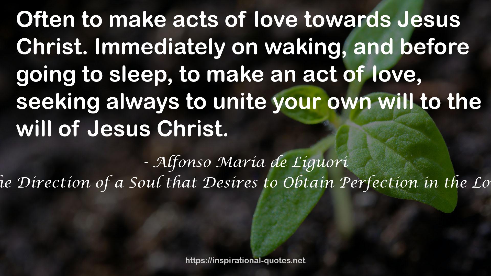 50 Maxims for the Direction of a Soul that Desires to Obtain Perfection in the Love of Jesus Christ QUOTES