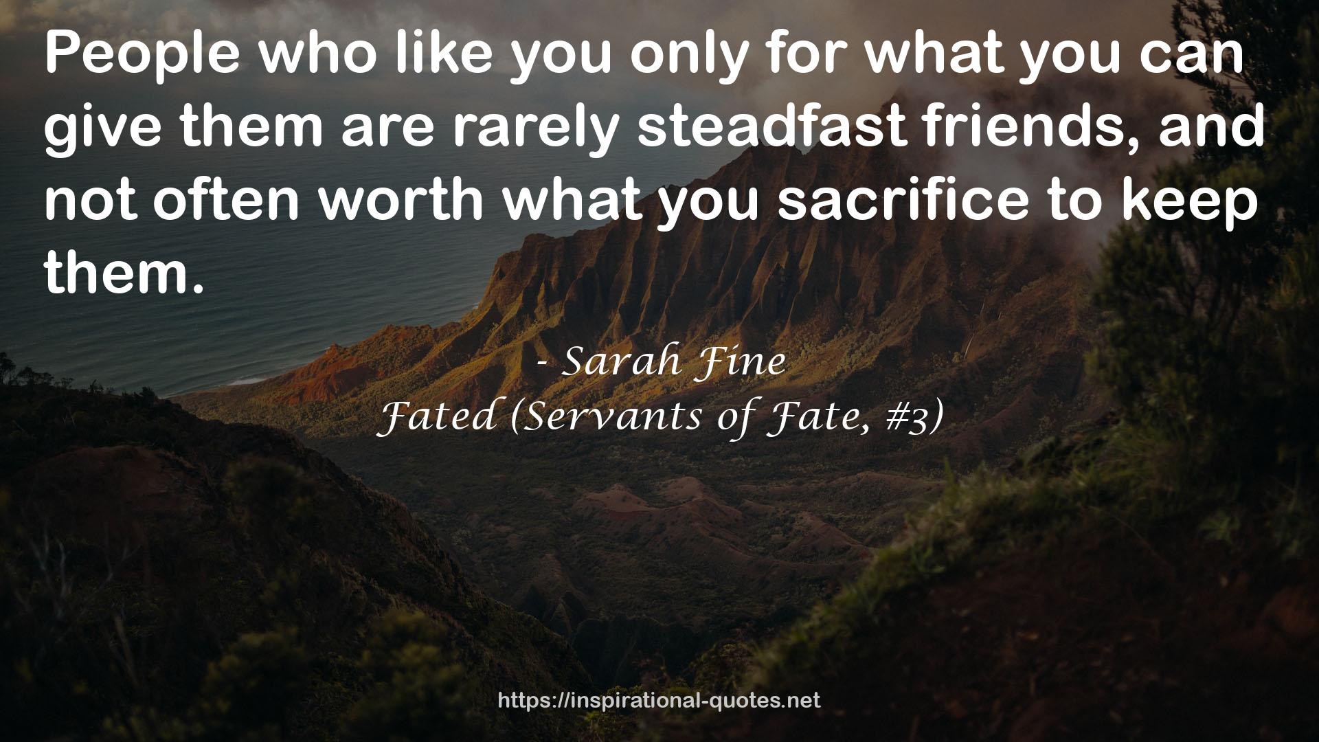 Fated (Servants of Fate, #3) QUOTES