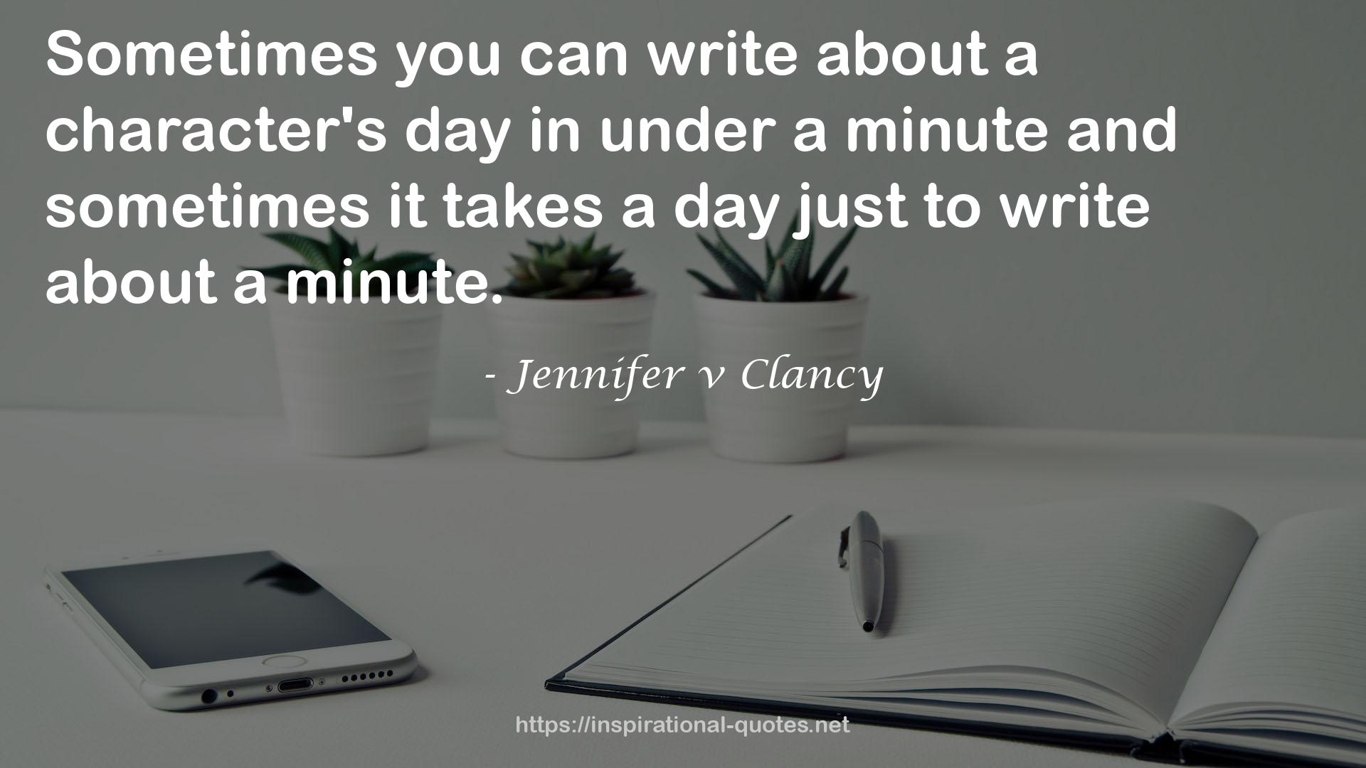 Jennifer v Clancy QUOTES