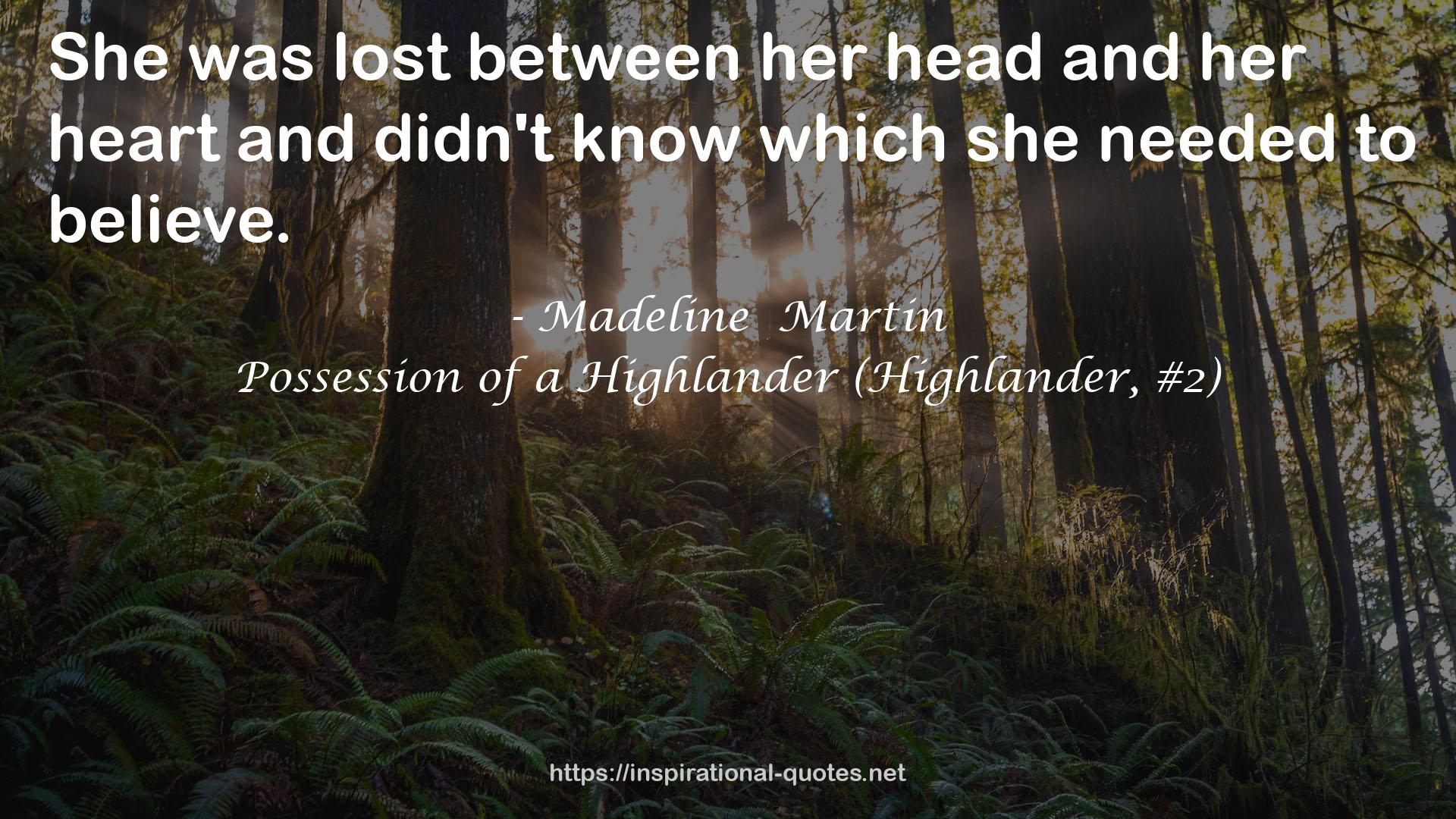 Possession of a Highlander (Highlander, #2) QUOTES