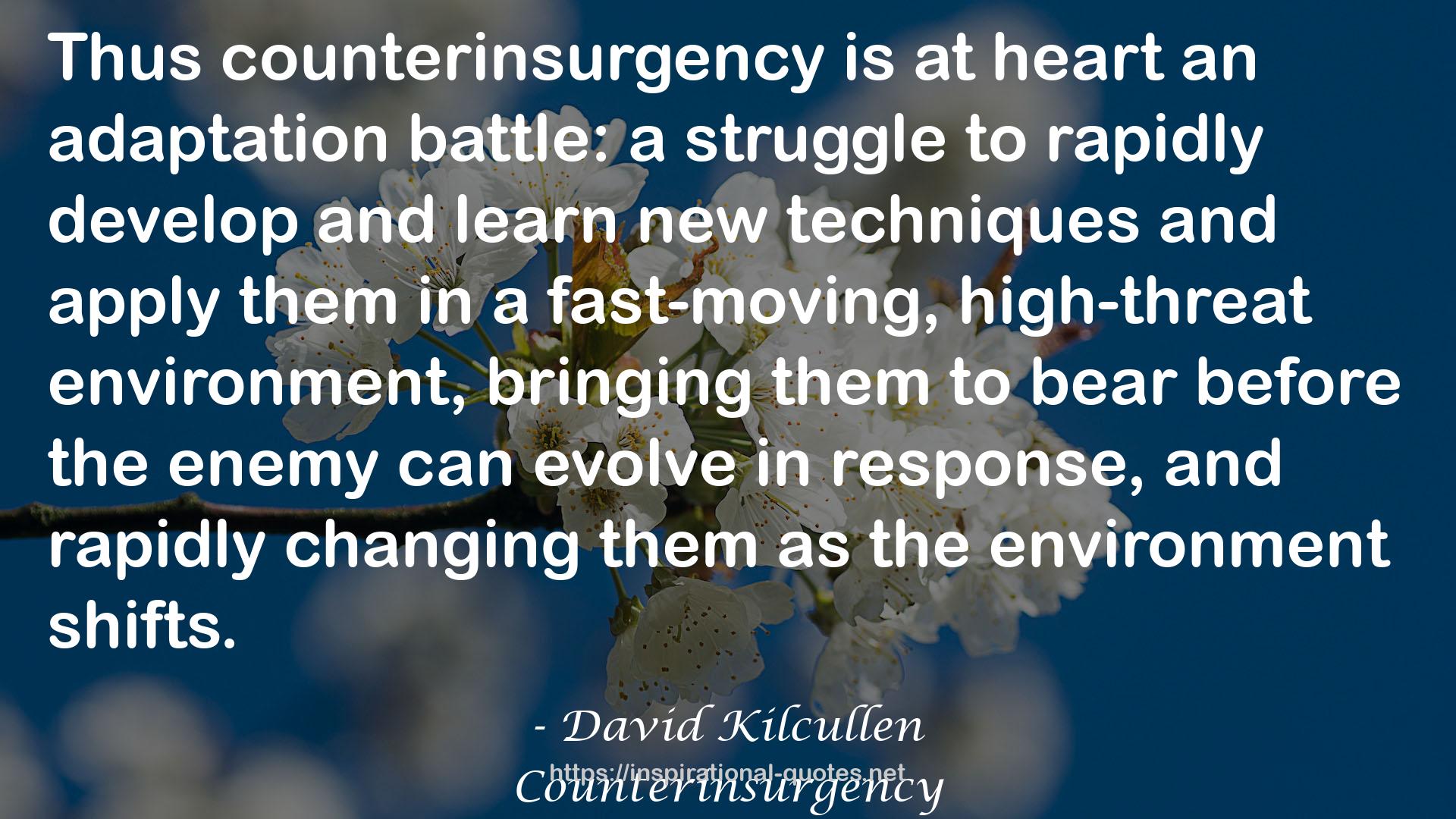Counterinsurgency QUOTES