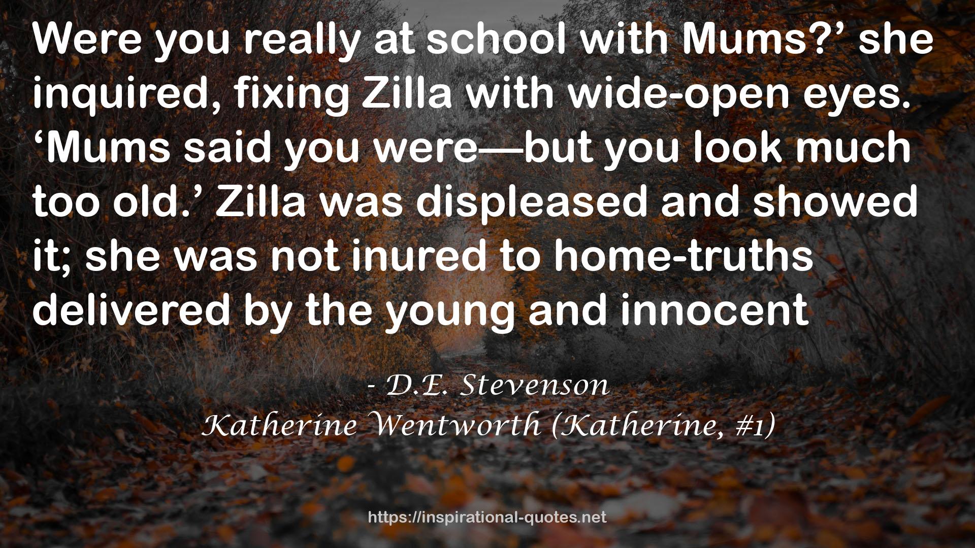 Katherine Wentworth (Katherine, #1) QUOTES