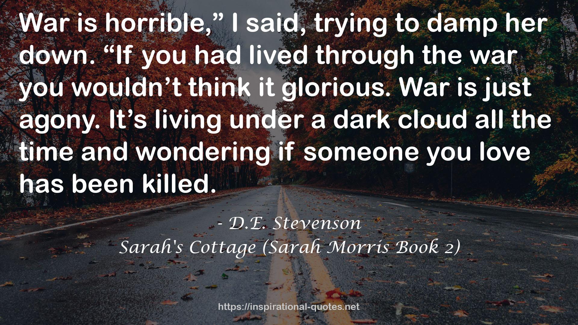 Sarah's Cottage (Sarah Morris Book 2) QUOTES