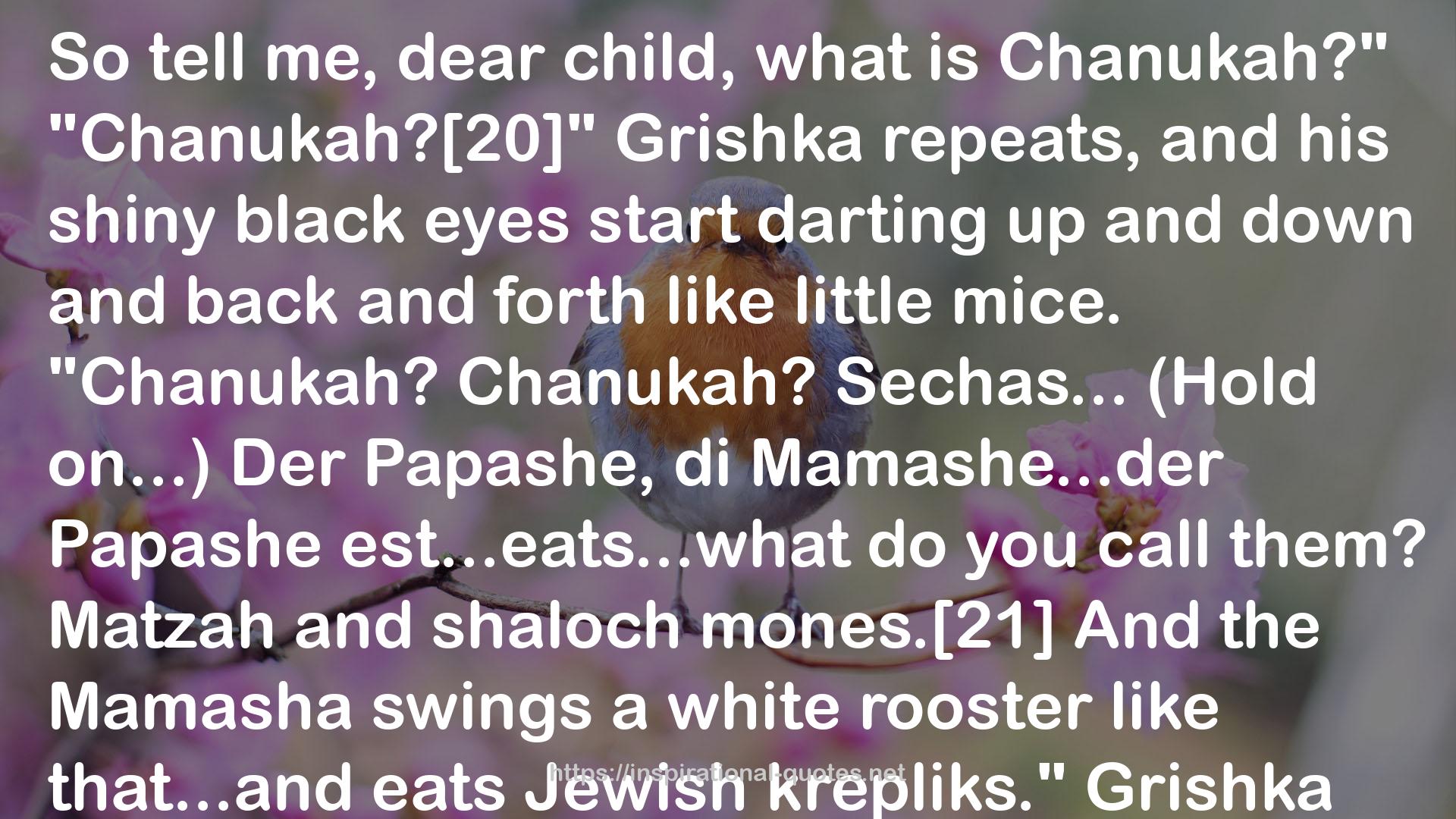 What is Chanukah? (Translated) QUOTES