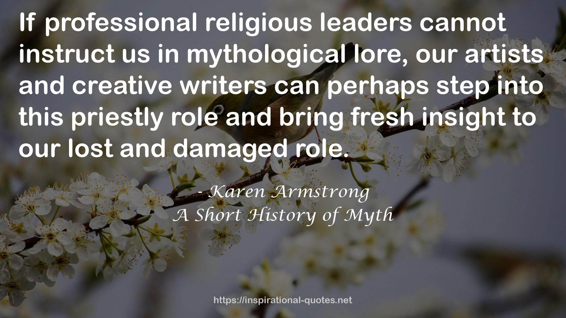professional religious leaders  QUOTES