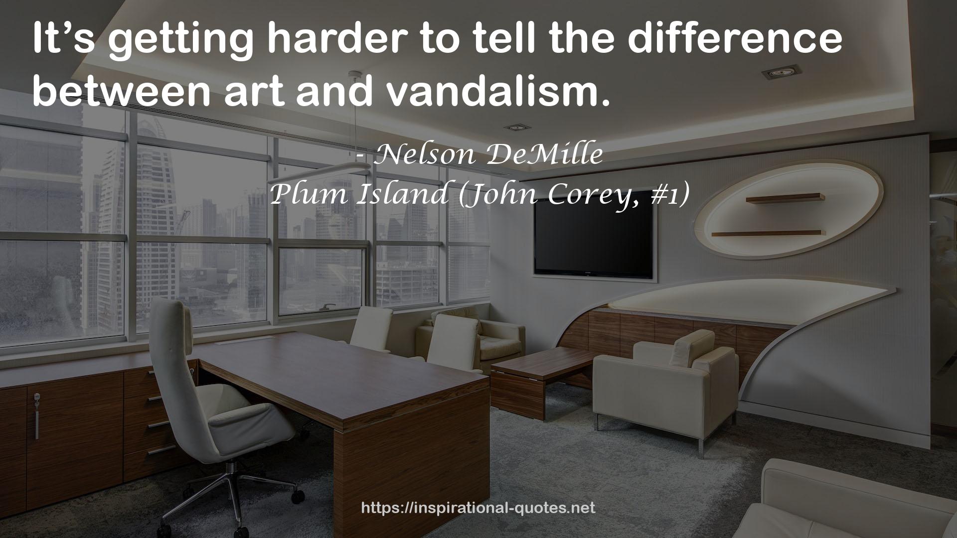 Plum Island (John Corey, #1) QUOTES