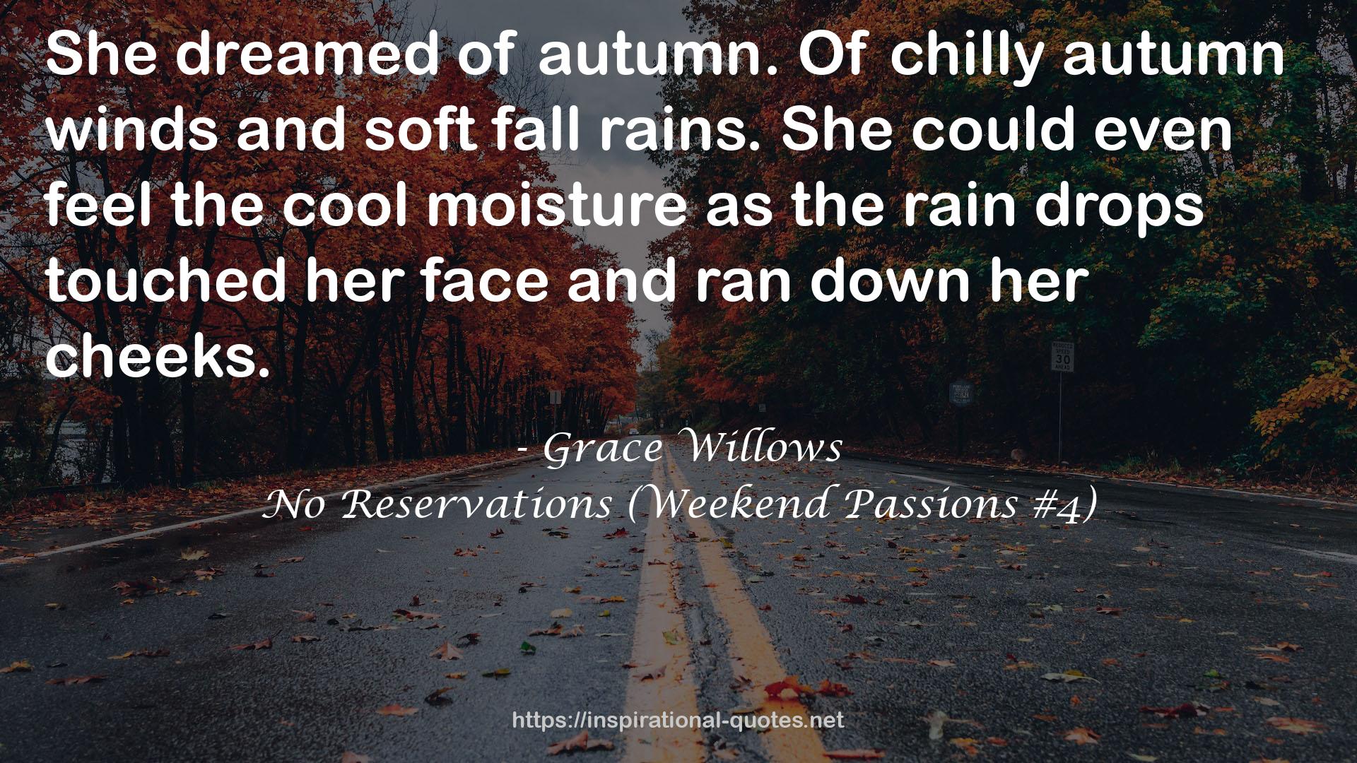 No Reservations (Weekend Passions #4) QUOTES