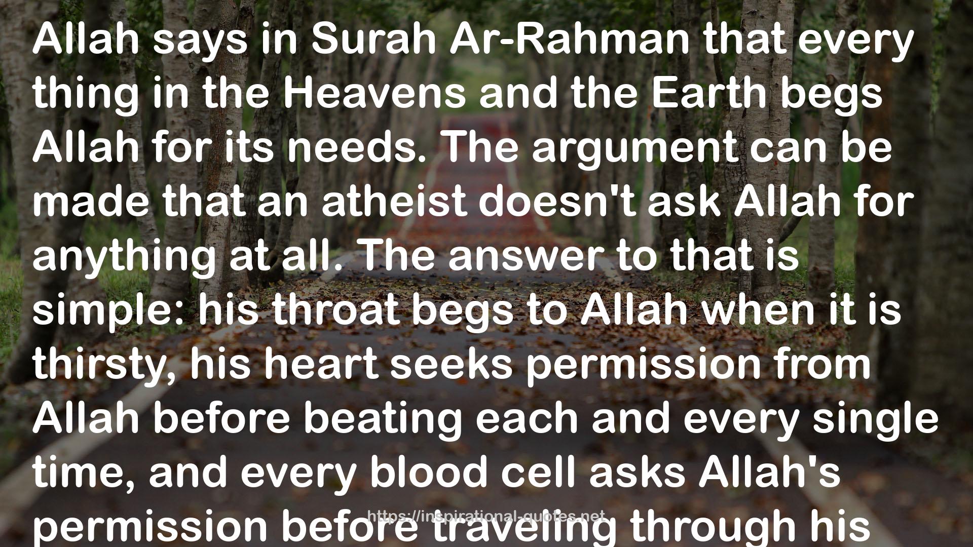 Surah Ar-Rahman  QUOTES