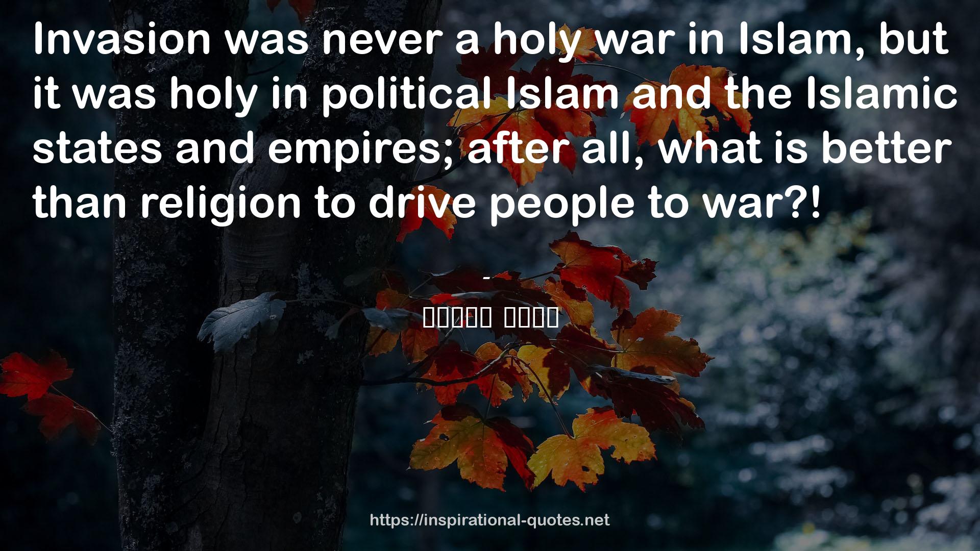 political Islam  QUOTES